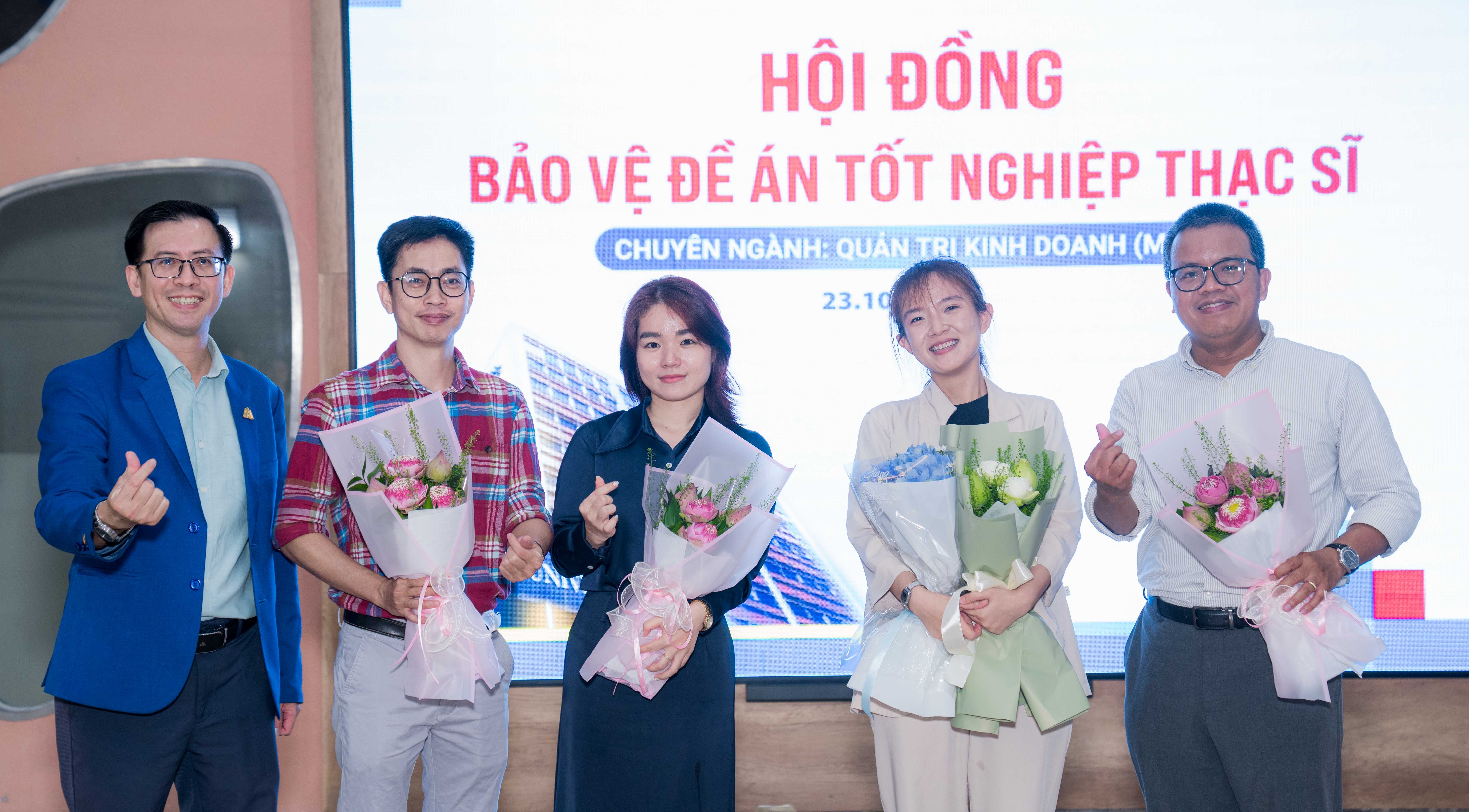 Học viên MBA Đại học Hoa Sen bảo vệ đề án tốt nghiệp Thạc sĩ