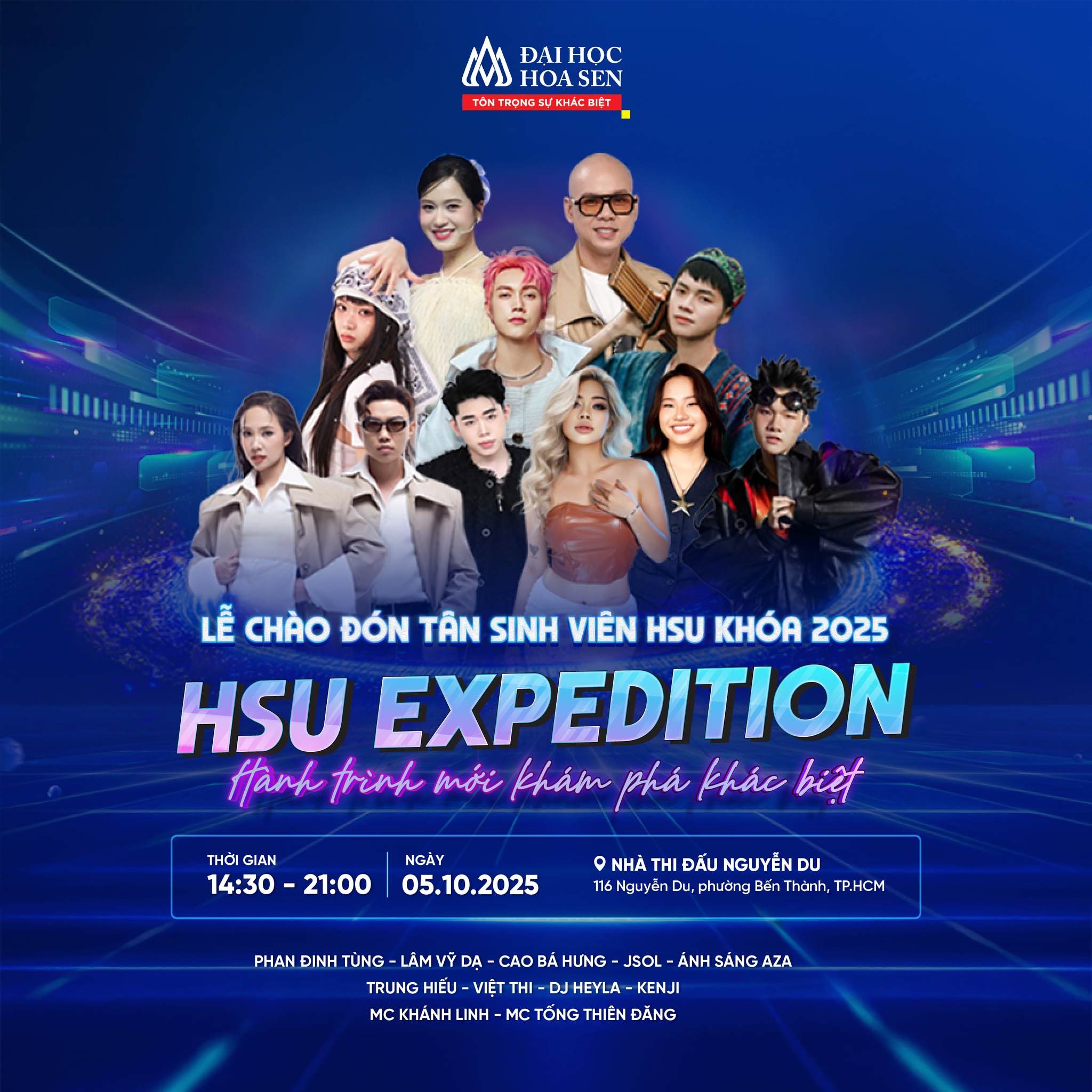 Sân khấu HSU Expedition 2025