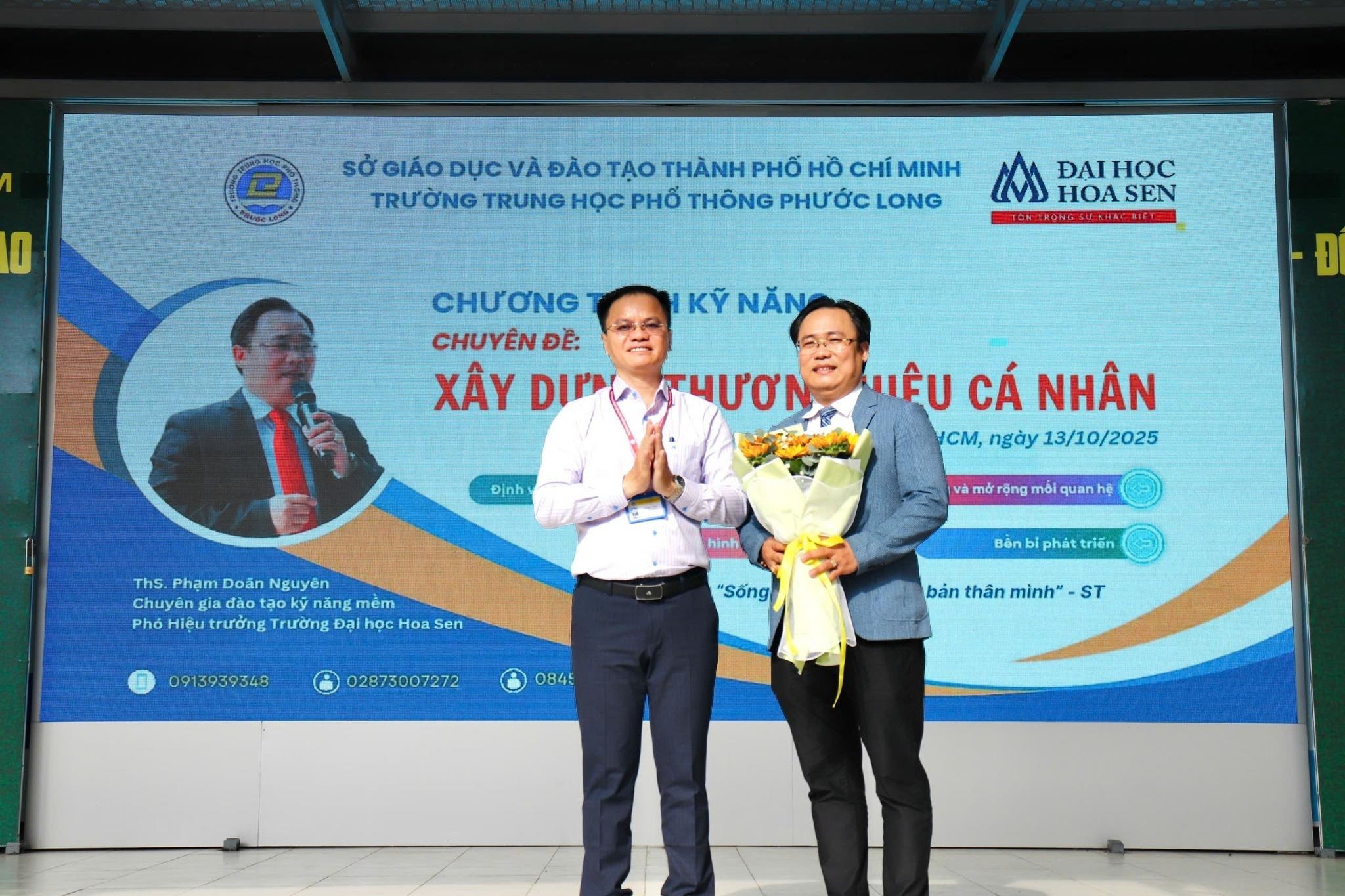 “Xây dựng thương hiệu cá nhân” – Trường THPT Phước Long cùng Đại học Hoa Sen (HSU) gieo mầm tương lai