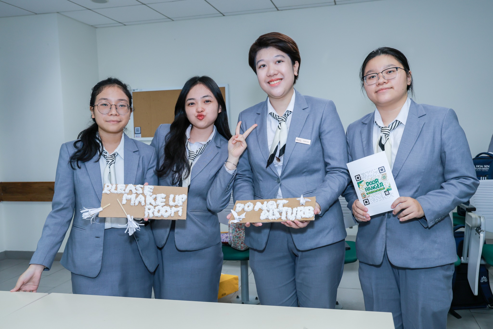 Lớp học Housekeeping - chương trình Hoa Sen Elite