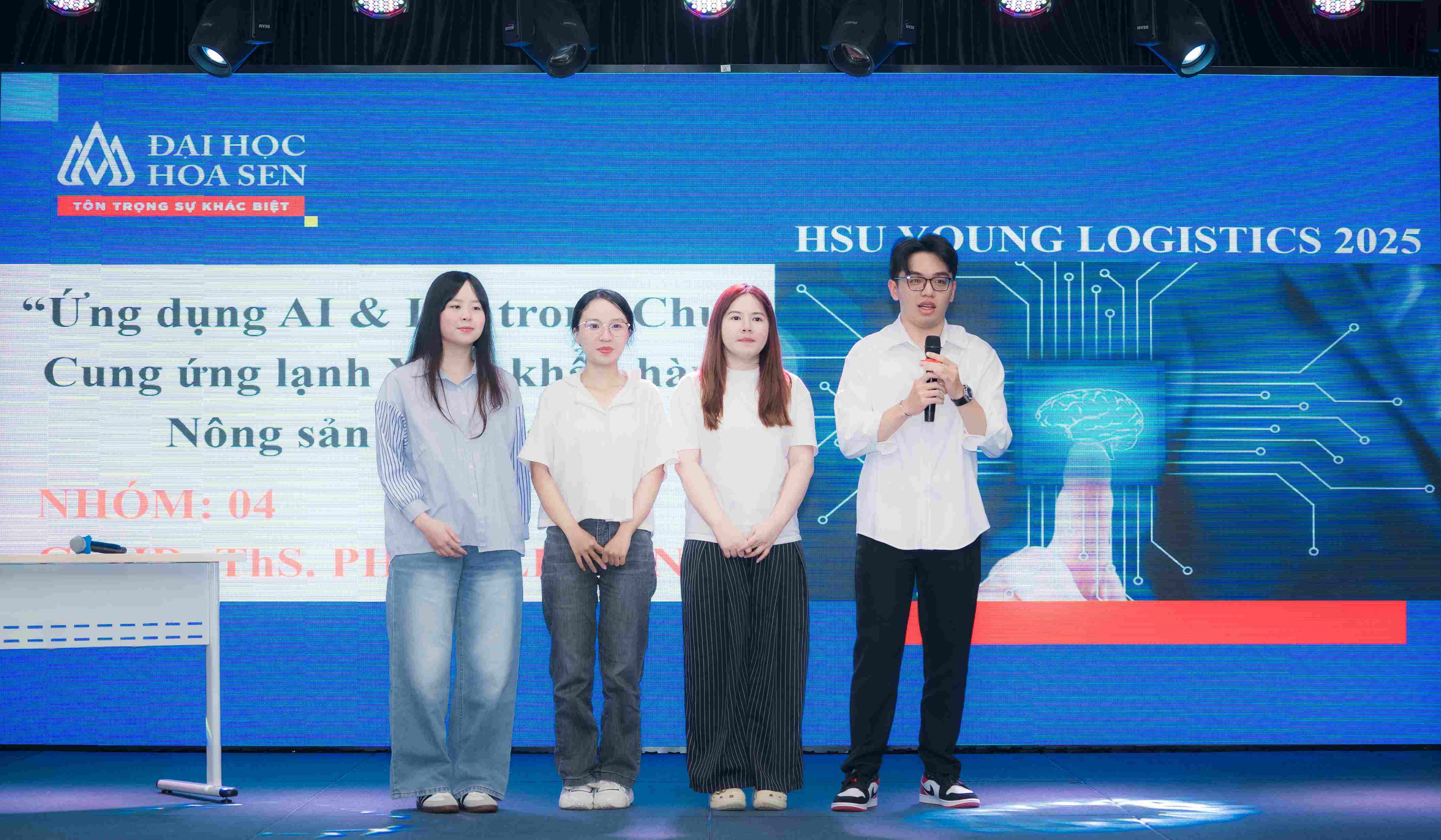 Chung khảo cuộc thi HSU Young Logistics 2025