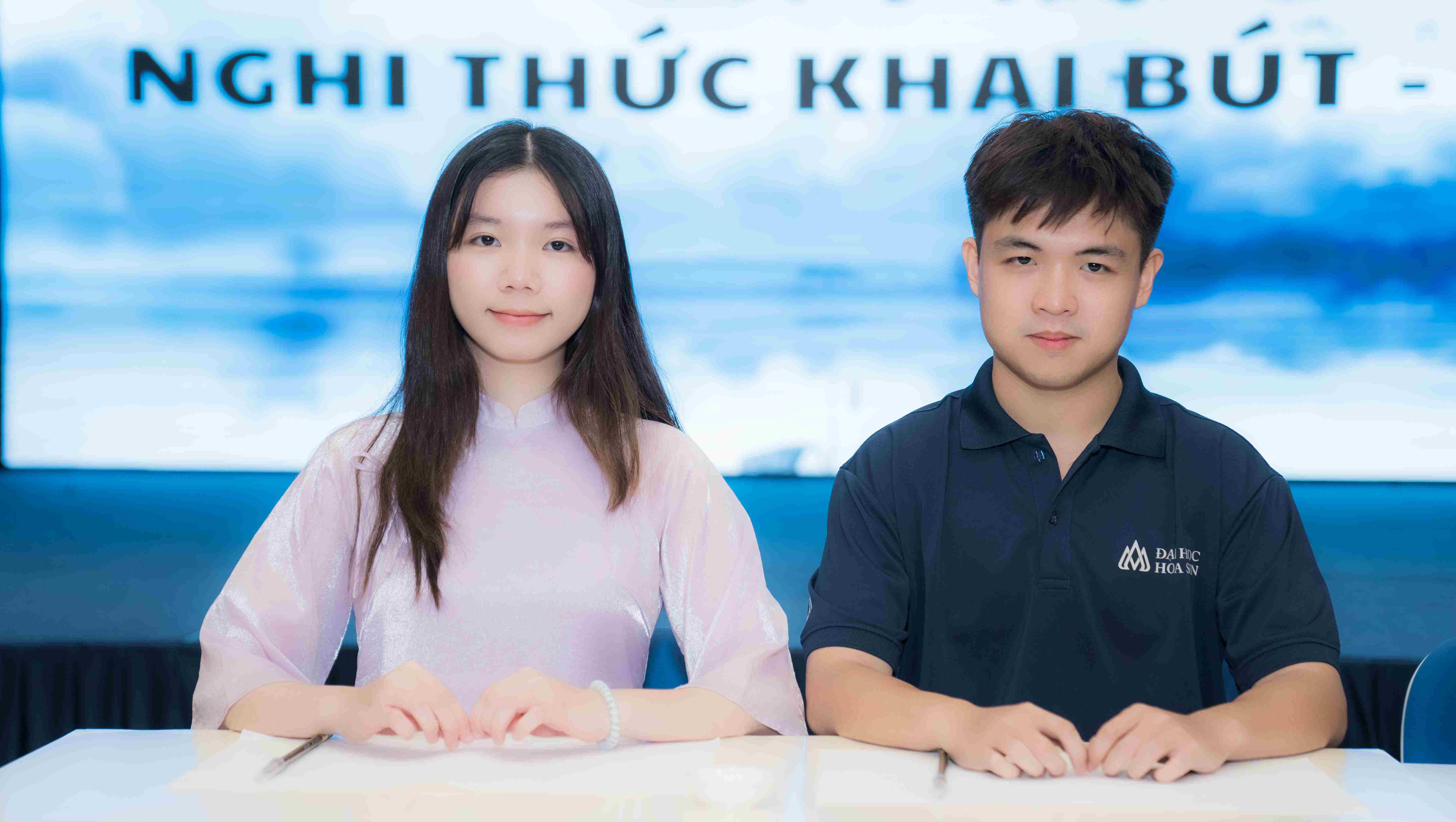 Nghi thức Khai bút Bái sư ngành Ngôn ngữ Trung của HSU