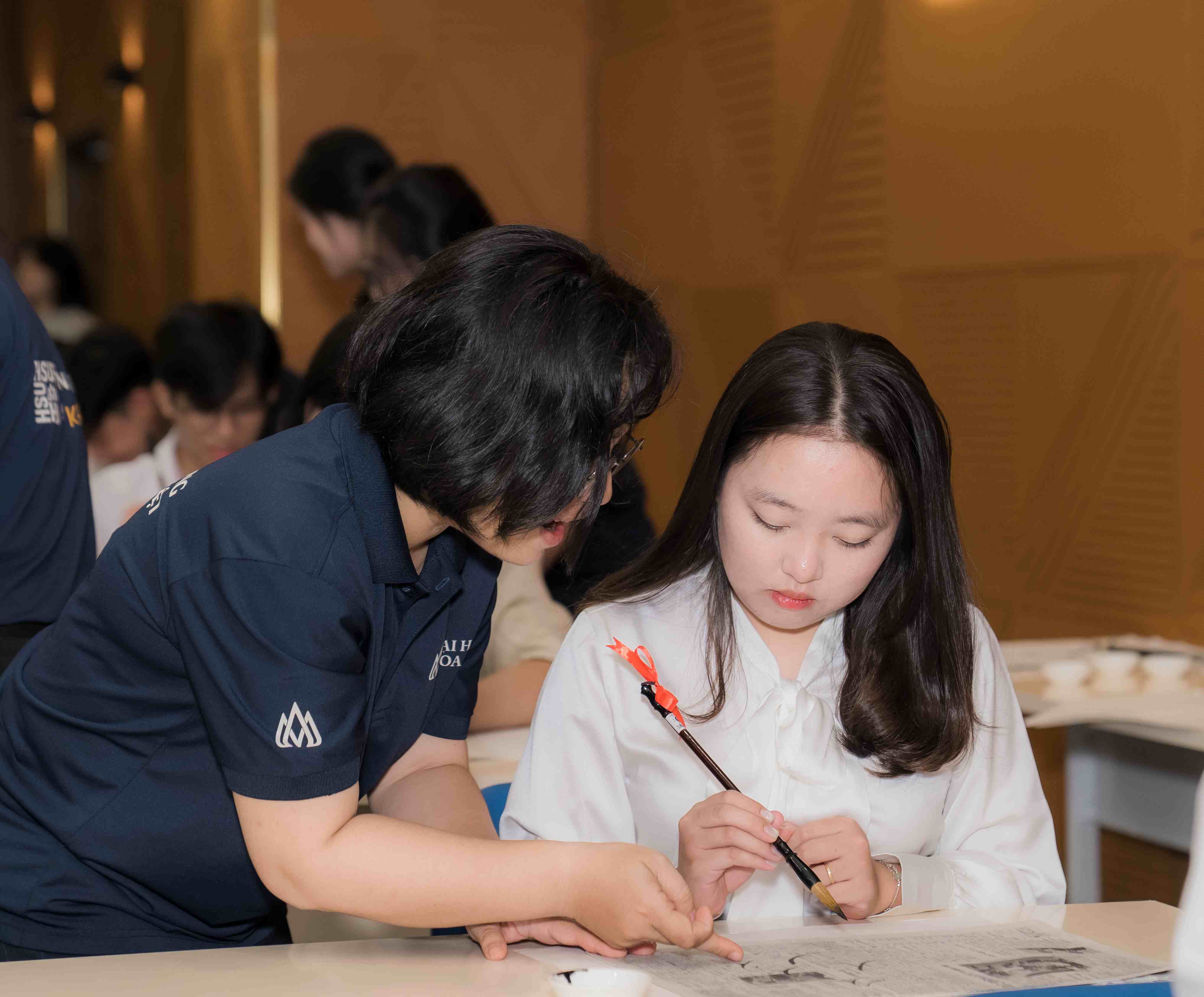 Nghi thức Khai bút Bái sư ngành Ngôn ngữ Trung của HSU