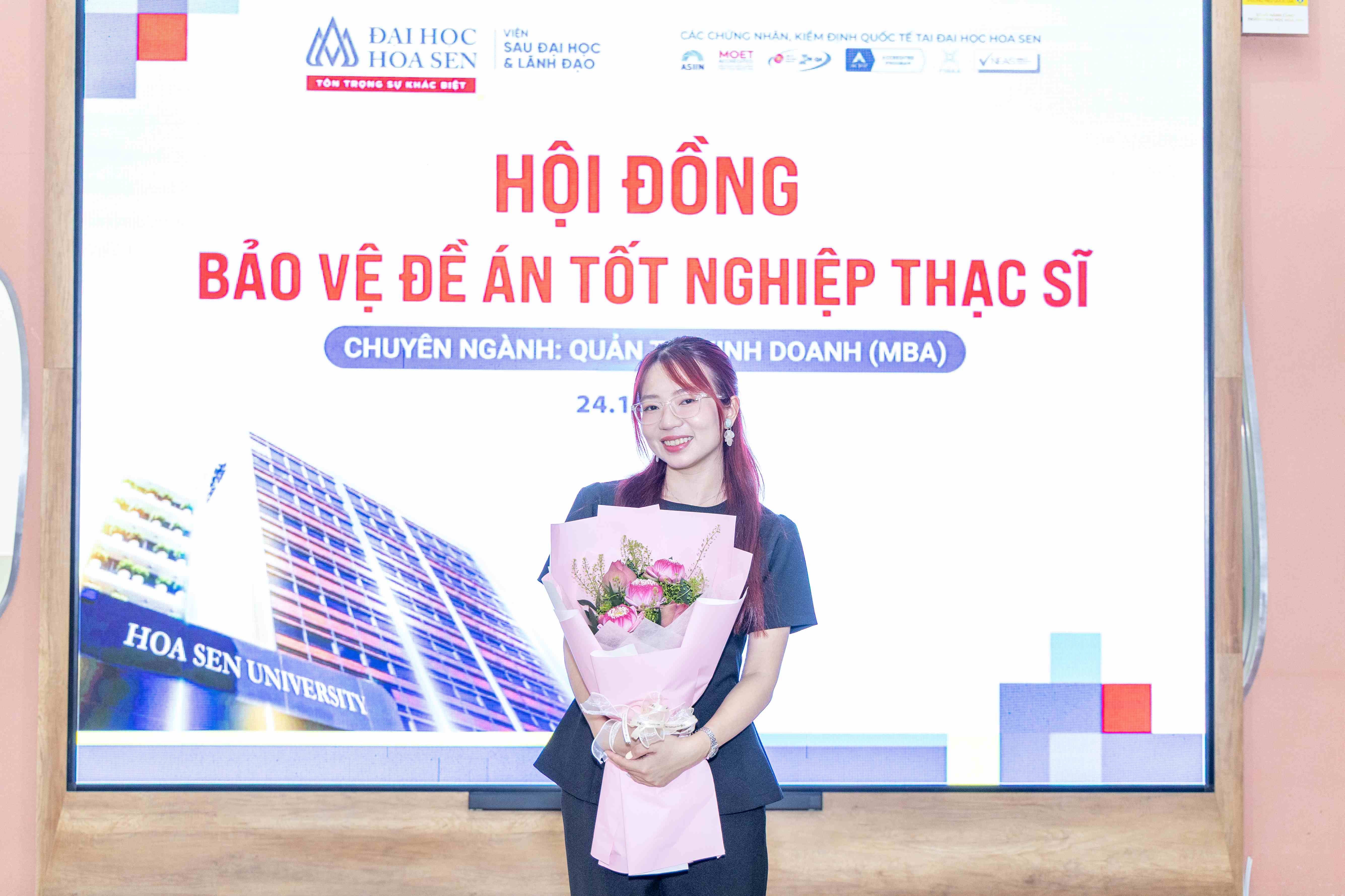 Học viên MBA Đại học Hoa Sen bảo vệ đề án tốt nghiệp Thạc sĩ
