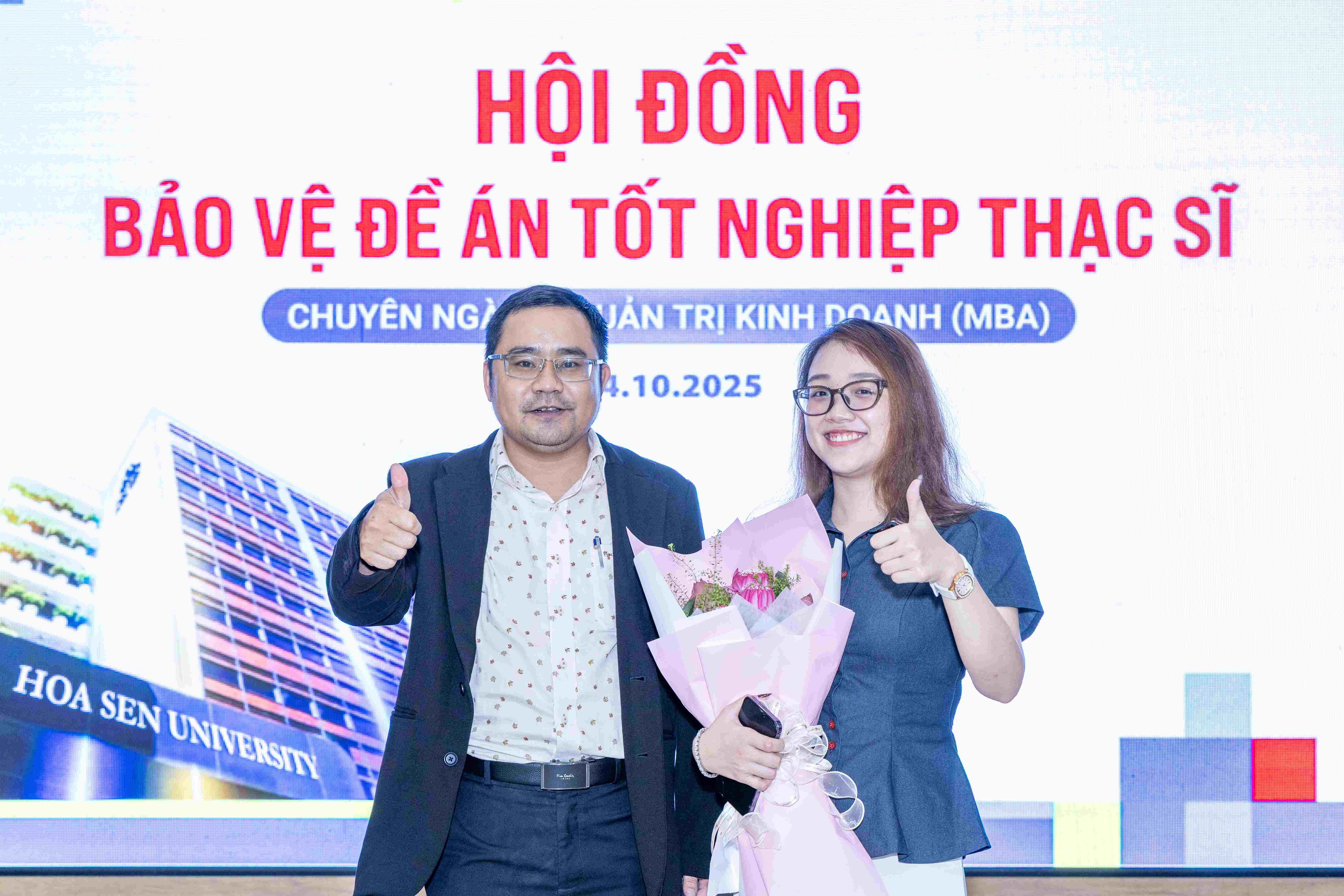 Học viên MBA Đại học Hoa Sen bảo vệ đề án tốt nghiệp Thạc sĩ