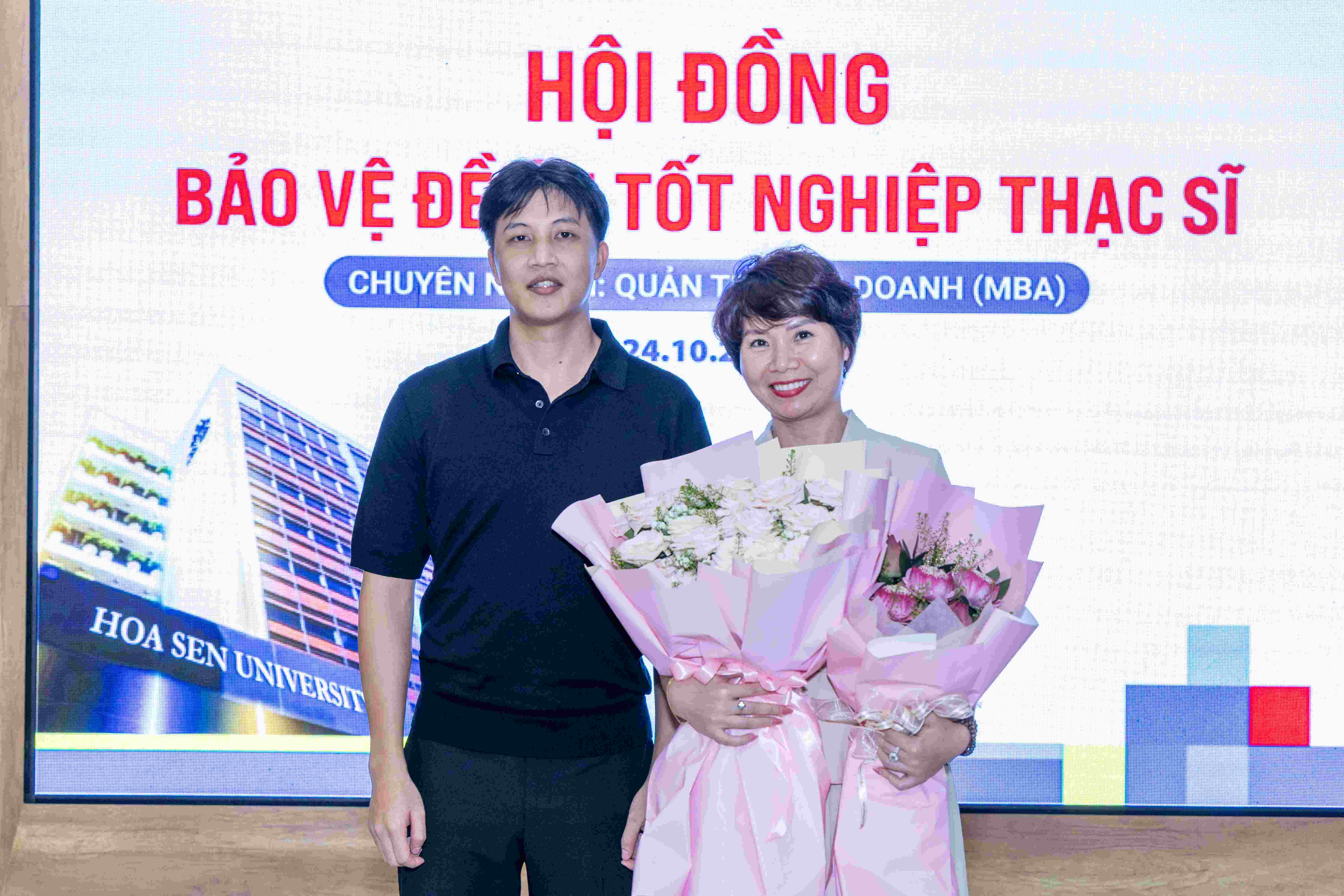Học viên MBA Đại học Hoa Sen bảo vệ đề án tốt nghiệp Thạc sĩ