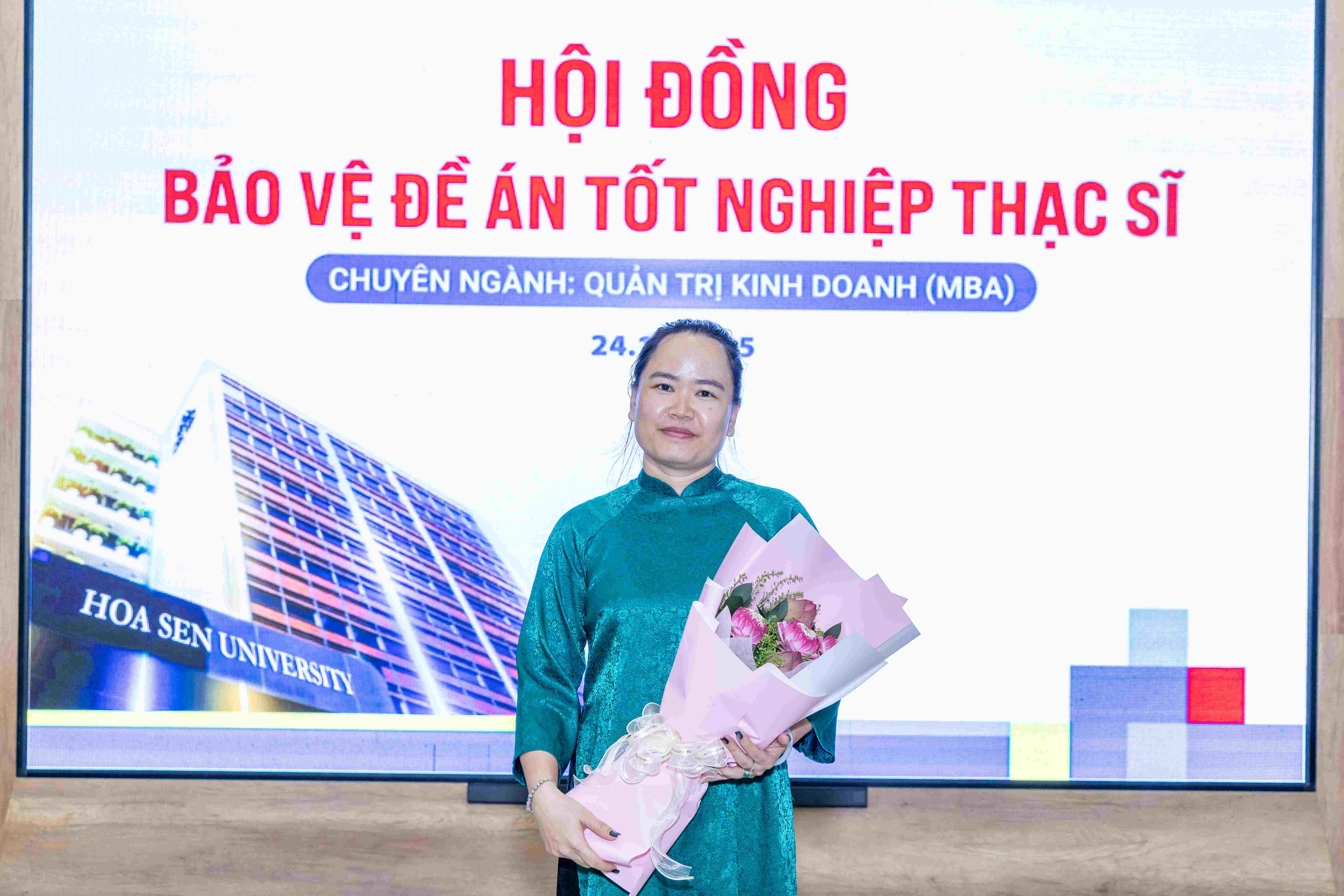 Học viên MBA Đại học Hoa Sen bảo vệ đề án tốt nghiệp Thạc sĩ