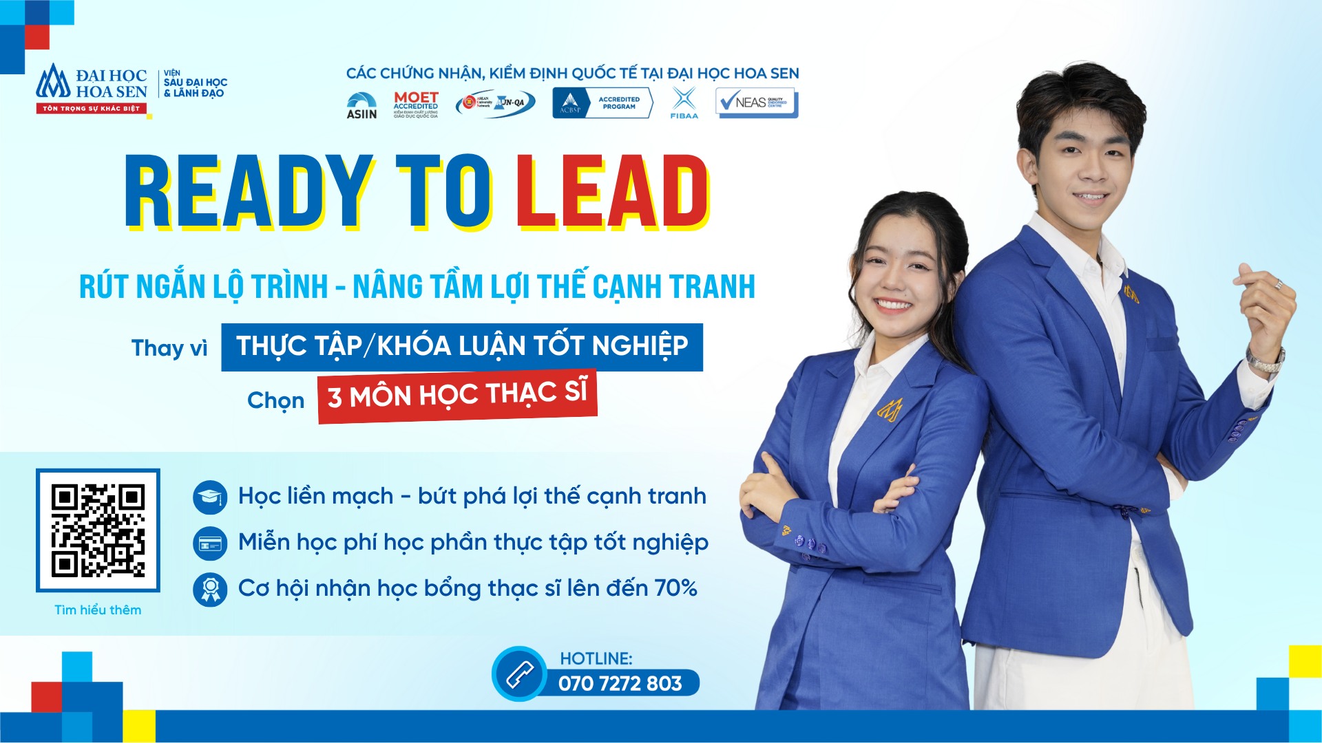 Học thạc sĩ sớm Đại học Hoa Sen