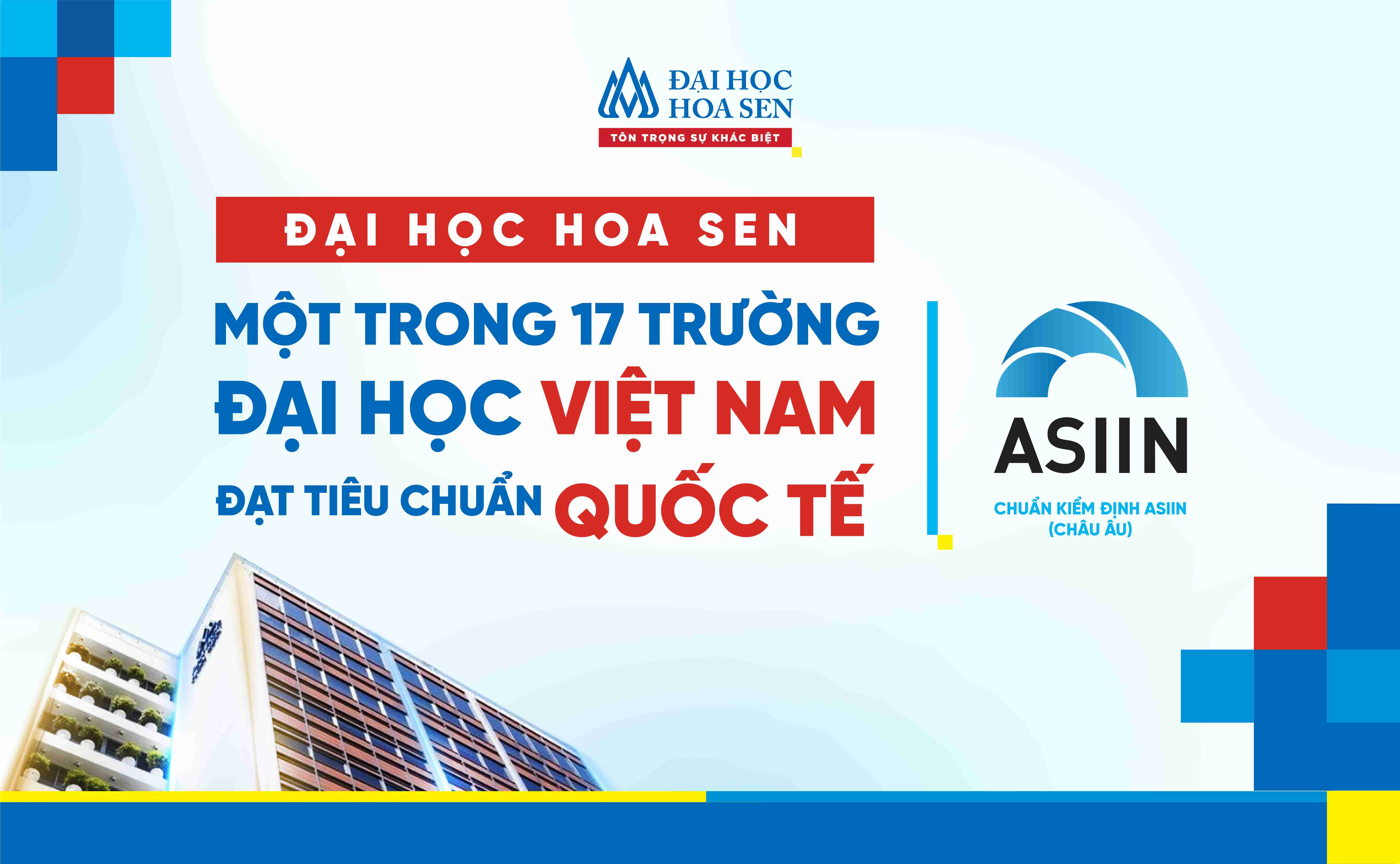 Đại học Hoa Sen được công nhận là một trong 17 trường đạt chuẩn quốc tế