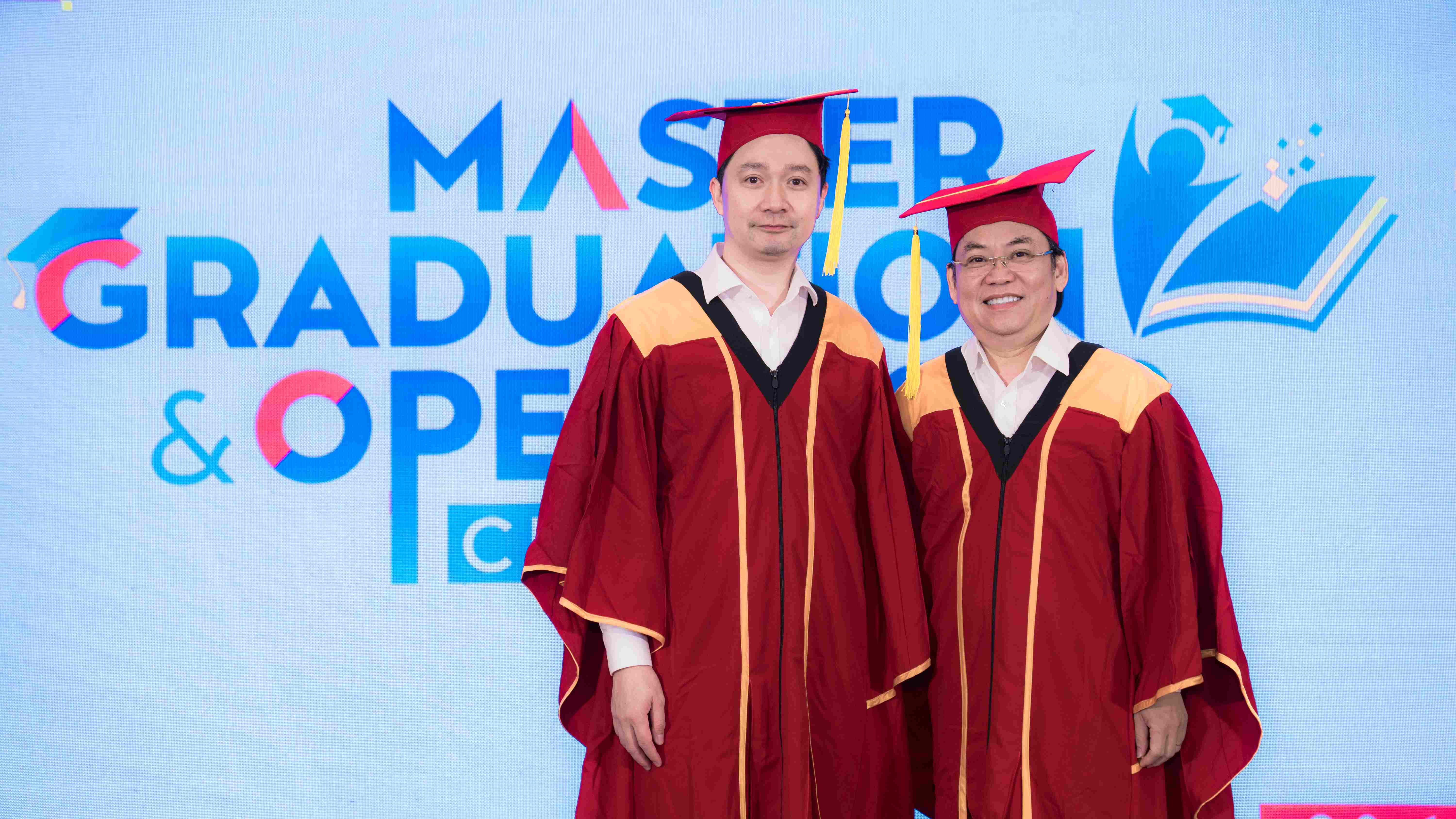 Lễ tốt nghiệp thạc sĩ, lễ khai giảng 2025-2026- Viện sau đại học và Lãnh đạo Đại học Hoa Sen