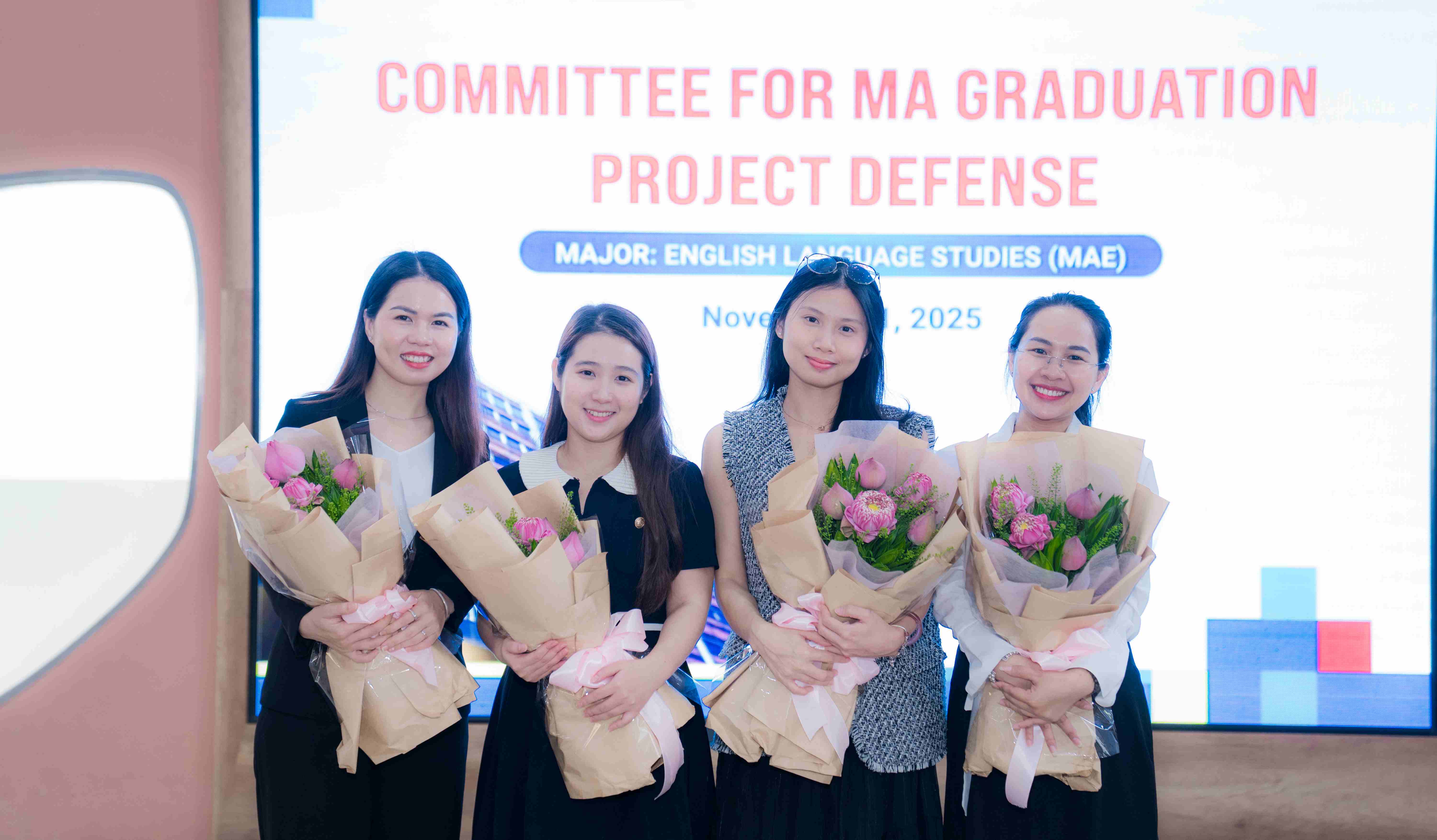 Hội đồng Bảo vệ Đề án Tốt nghiệp Thạc sĩ chuyên ngành Ngôn ngữ Anh (MAE)