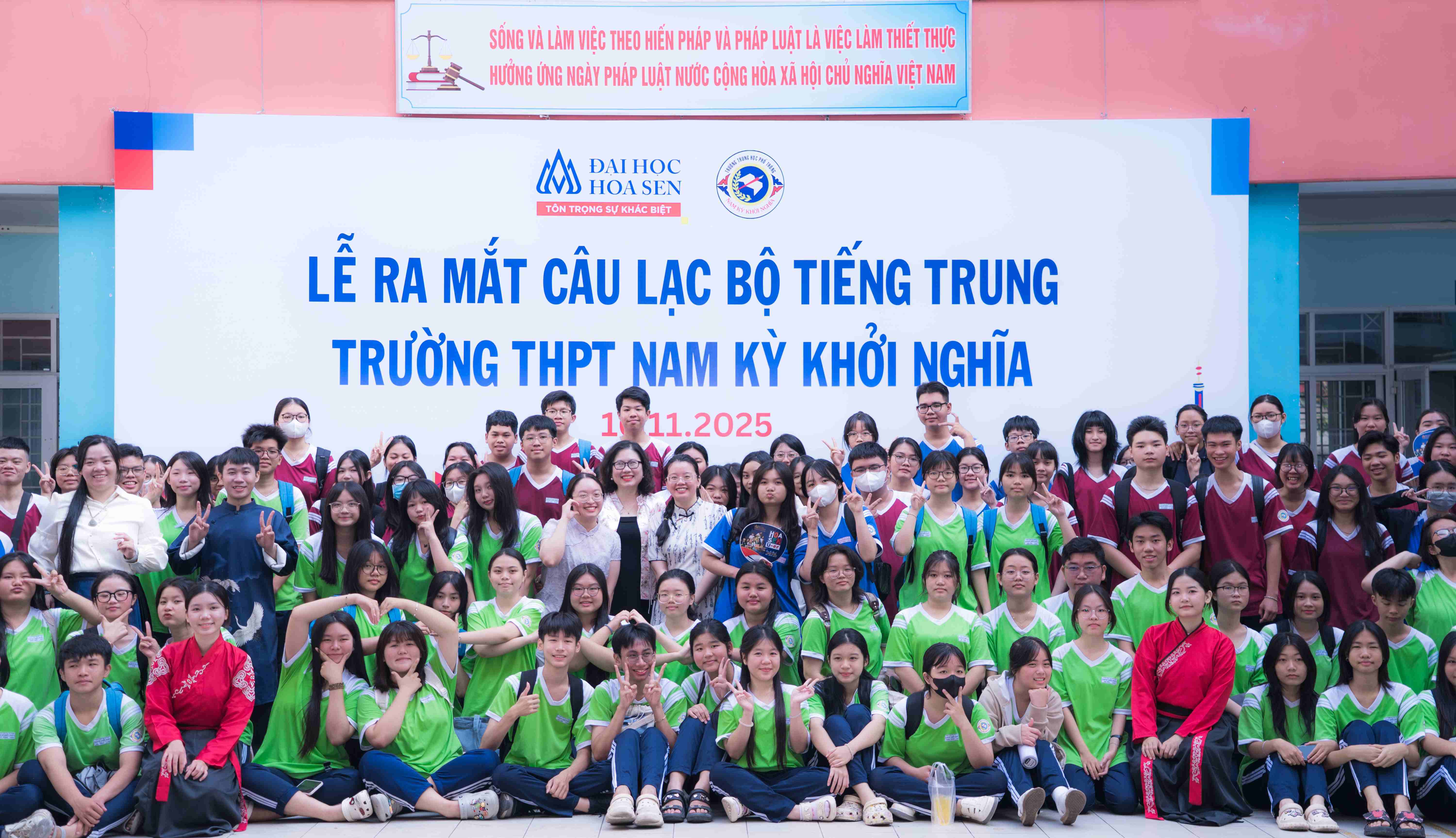 Ra mắt CLB tiếng Trung tại THPT Nam Kỳ Khởi nghĩa