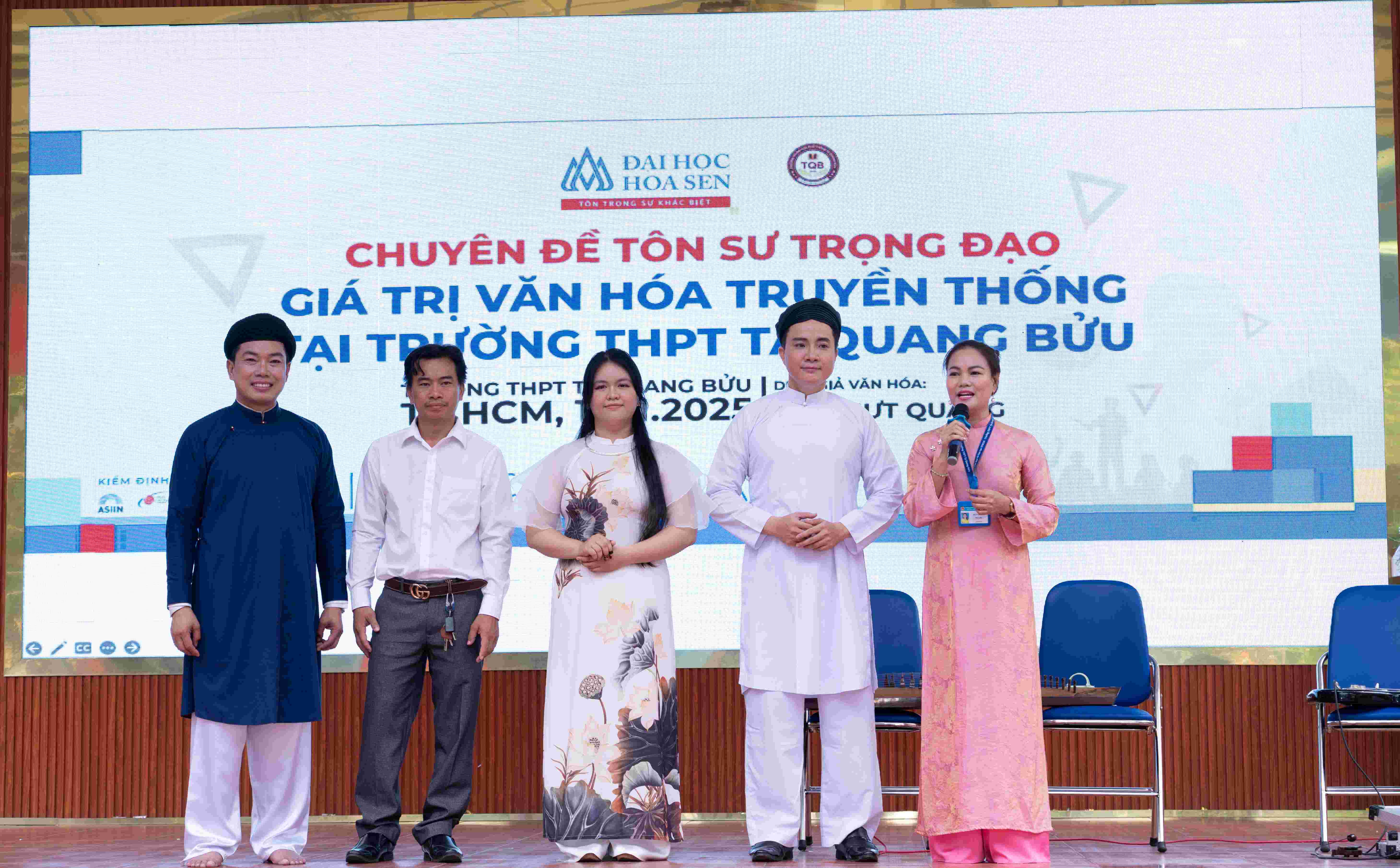 HSU lan tỏa giá trị giáo dục – văn hóa tại THPT Tạ Quang Bửu