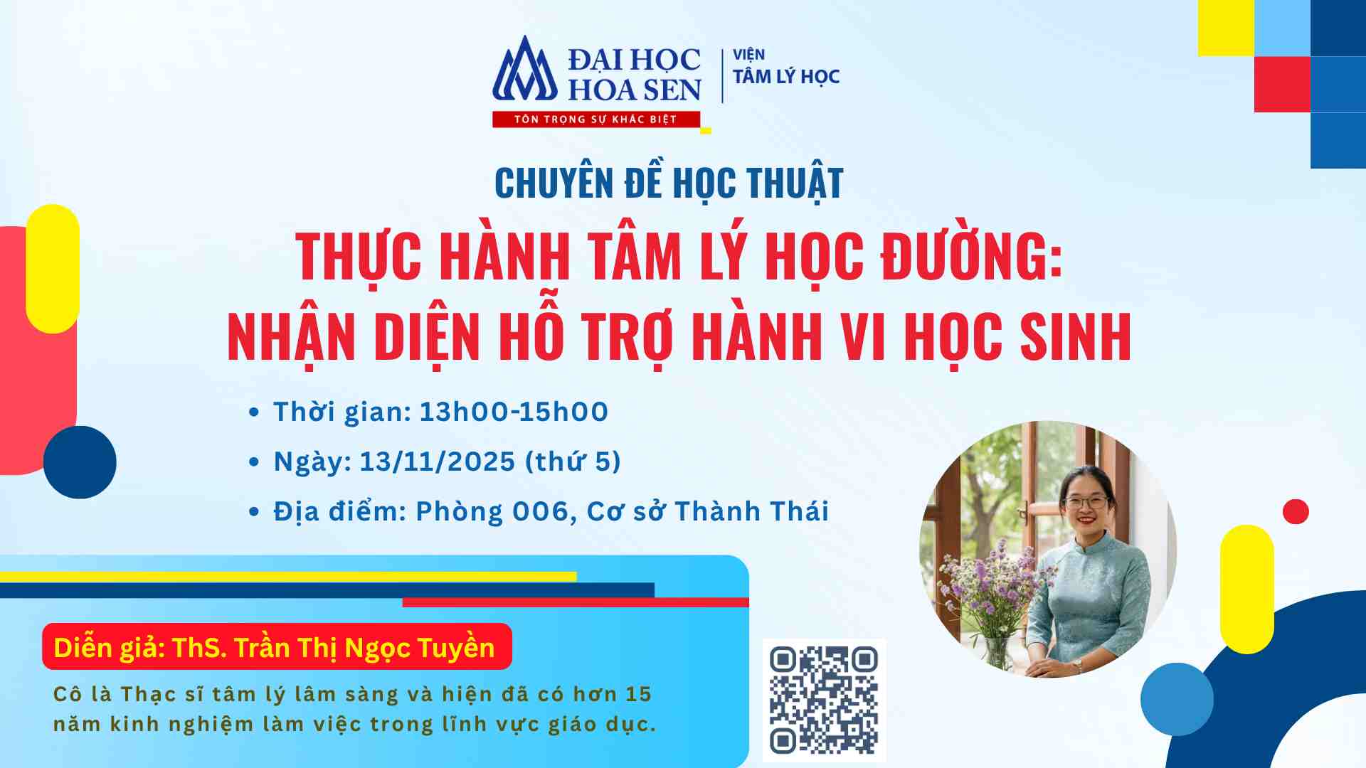 Thực hành tâm lý học đường – Nhận diện và hỗ trợ hành vi học sinh
