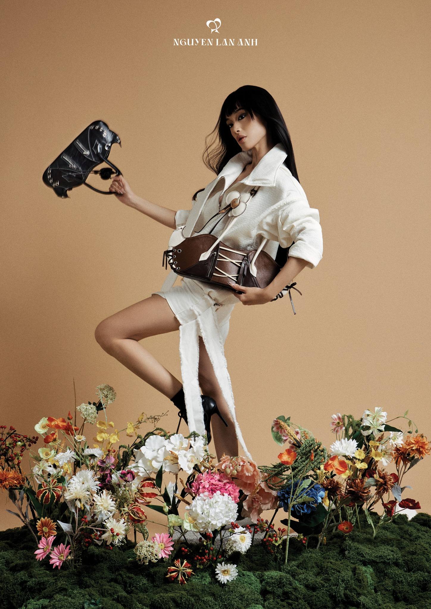 Nguyễn Lan Anh - SV ngành Thiết kế Thời trang HSU tỏa sáng tại "Real Leather. Stay Different 2025"