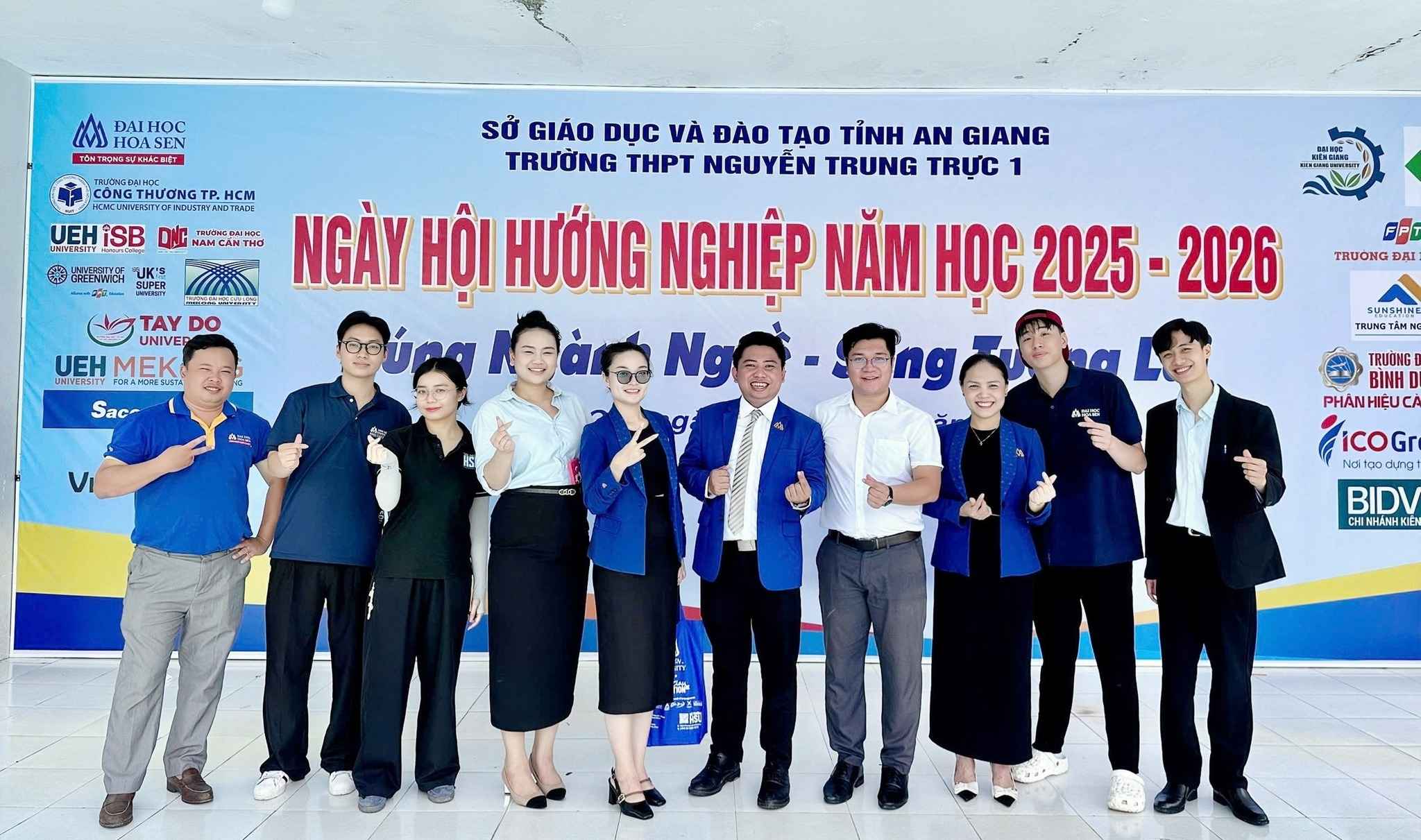Ngày hội hướng nghiệp tại THPT Nguyễn Trung Trực 1: Hành trình chạm đến ước mơ