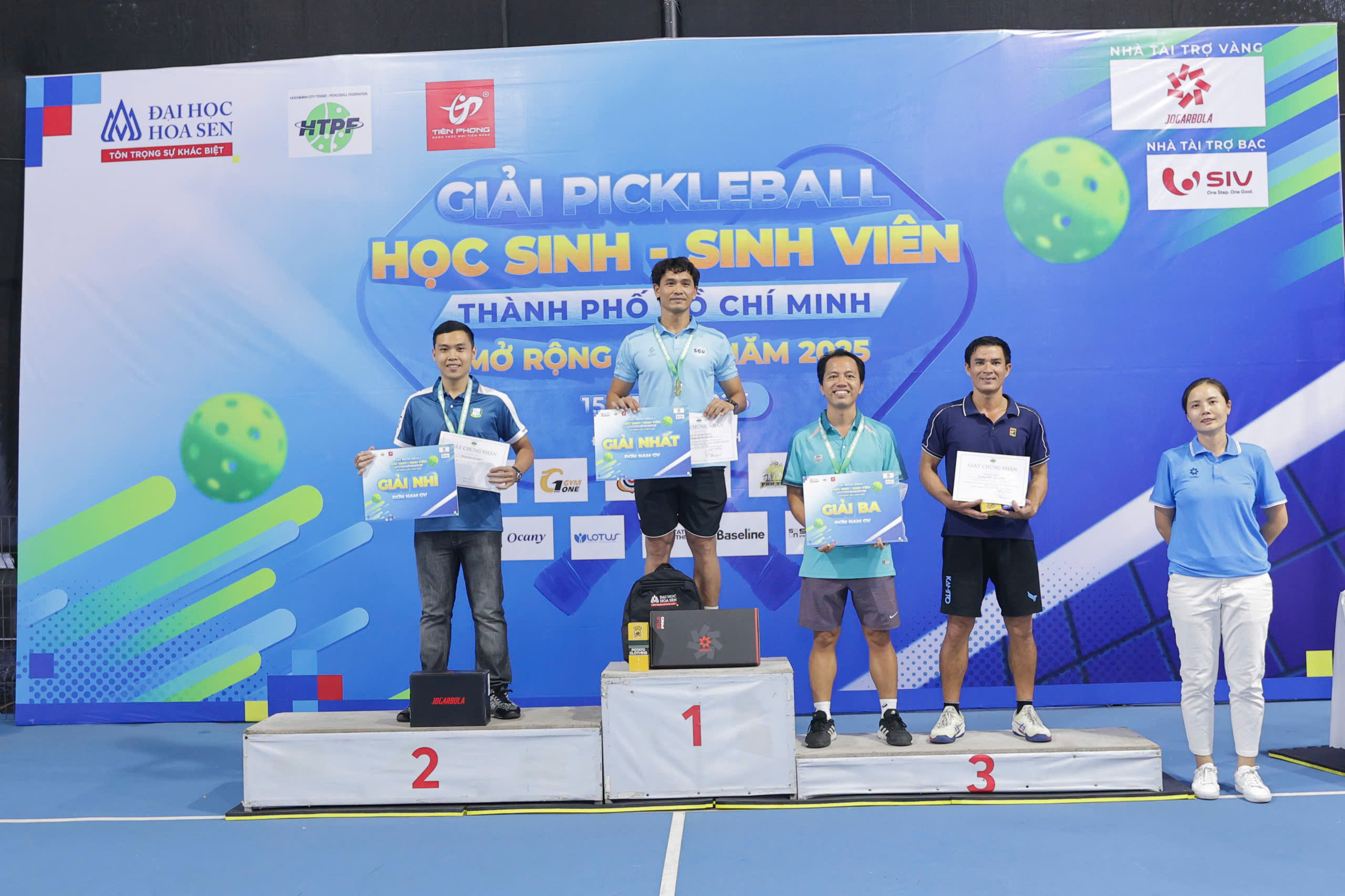 Khép lại Giải Pickleball Học sinh - Sinh viên TP.HCM - Lan tỏa tinh thần thể thao trẻ