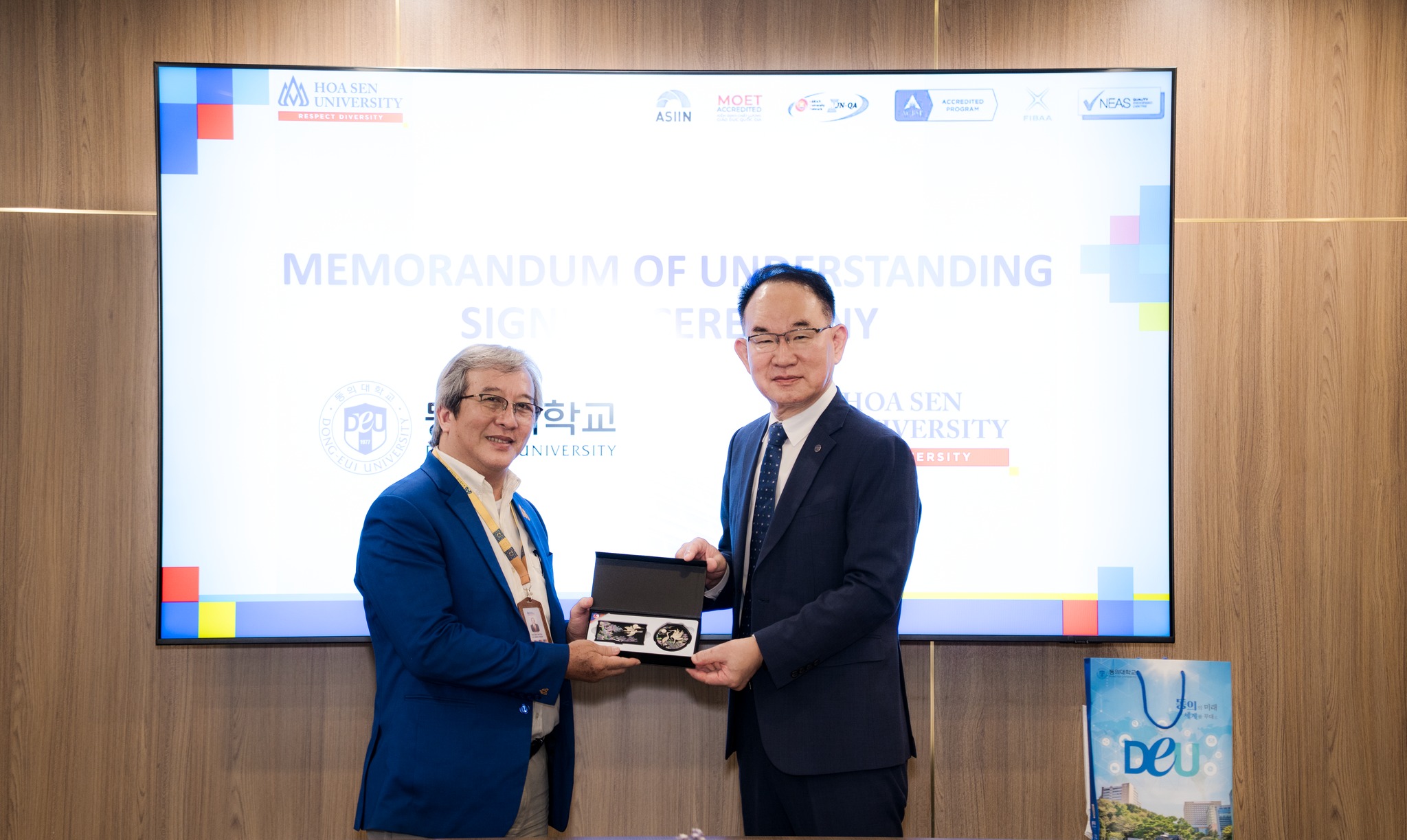 Đại học Hoa Sen ký kết hợp tác với Đại học Dong-Eui (Hàn Quốc)