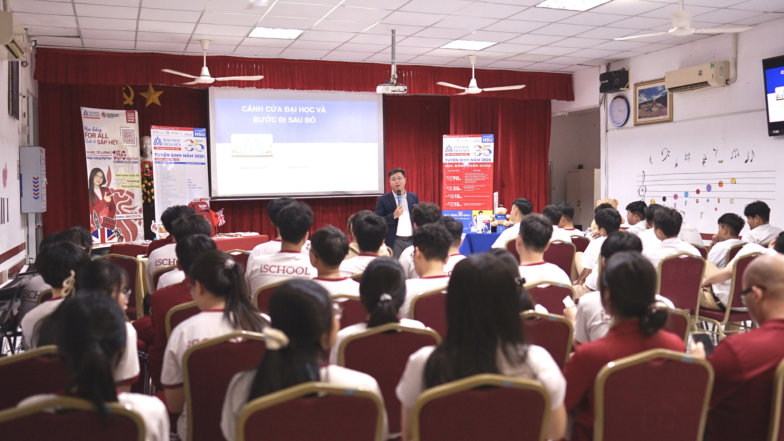 HSU hướng nghiệp tại iSchool Long An: Giải mã lựa chọn nghề nghiệp trong kỷ nguyên 4.0