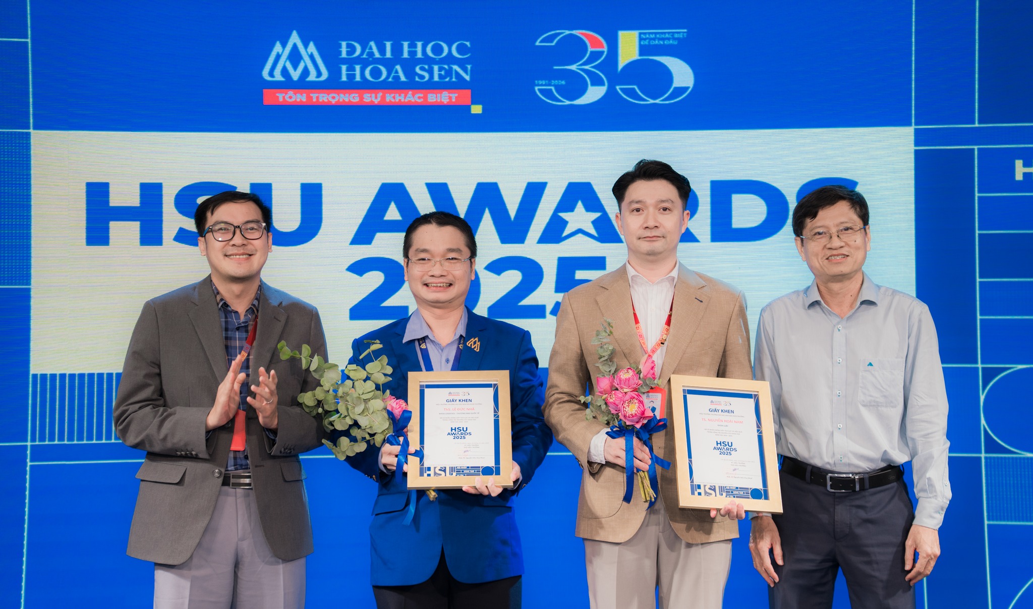 HSU Awards 2025: Tôn vinh những người gieo mầm tri thức “bình thường mà phi phàm”