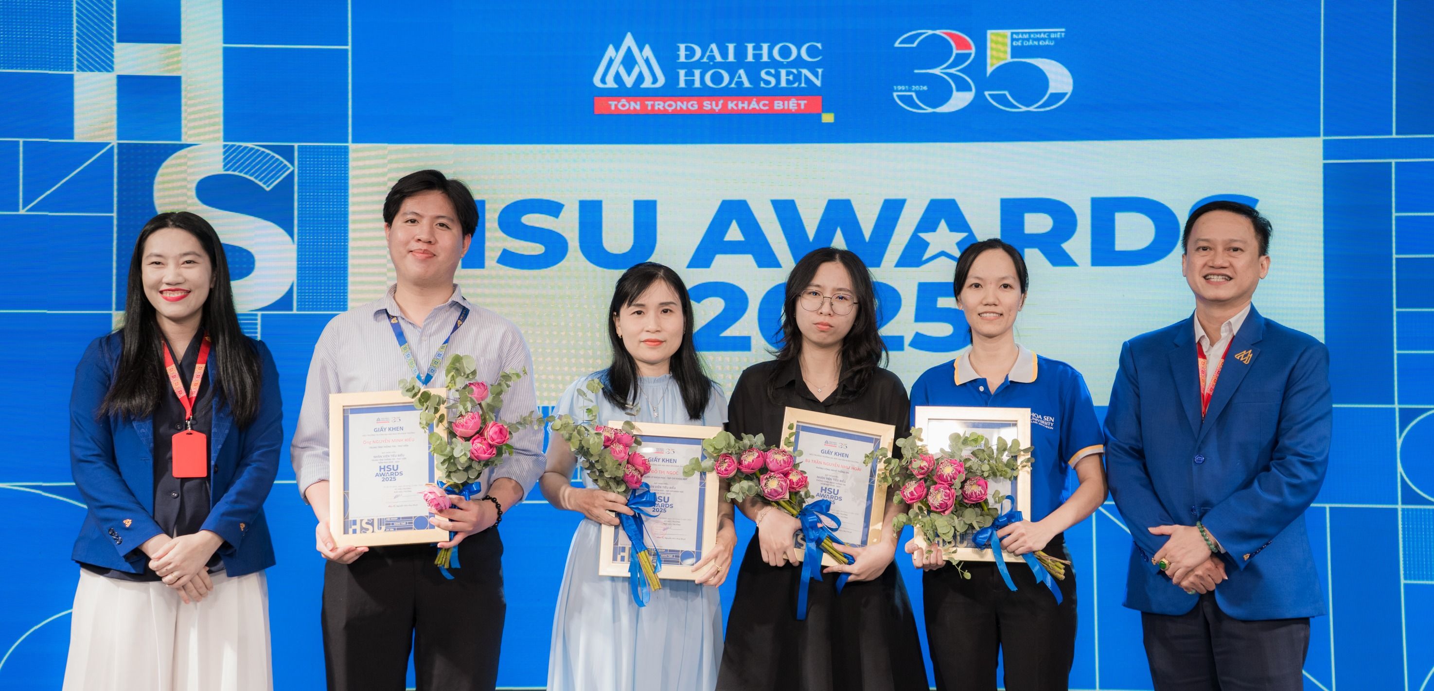HSU Awards 2025: Tôn vinh những người gieo mầm tri thức “bình thường mà phi phàm”