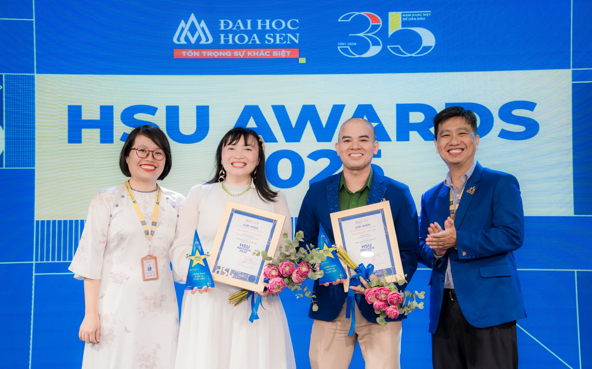 HSU Awards 2025: Tôn vinh những người gieo mầm tri thức “bình thường mà phi phàm”