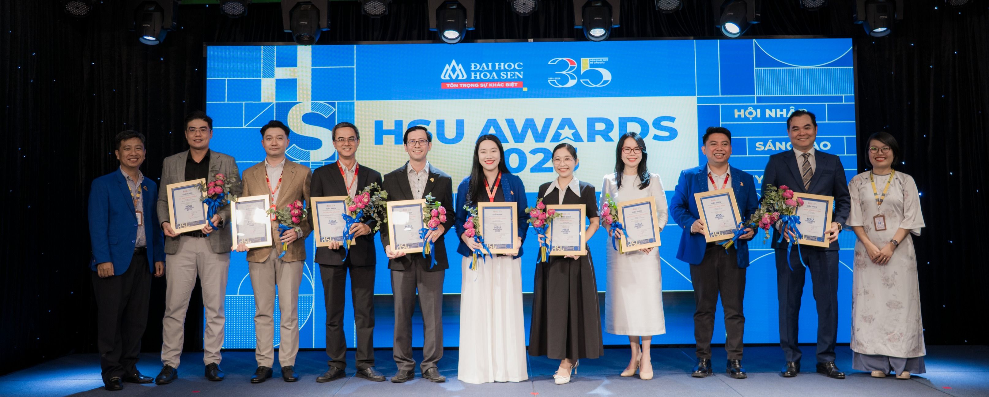 HSU Awards 2025: Tôn vinh những người gieo mầm tri thức “bình thường mà phi phàm”