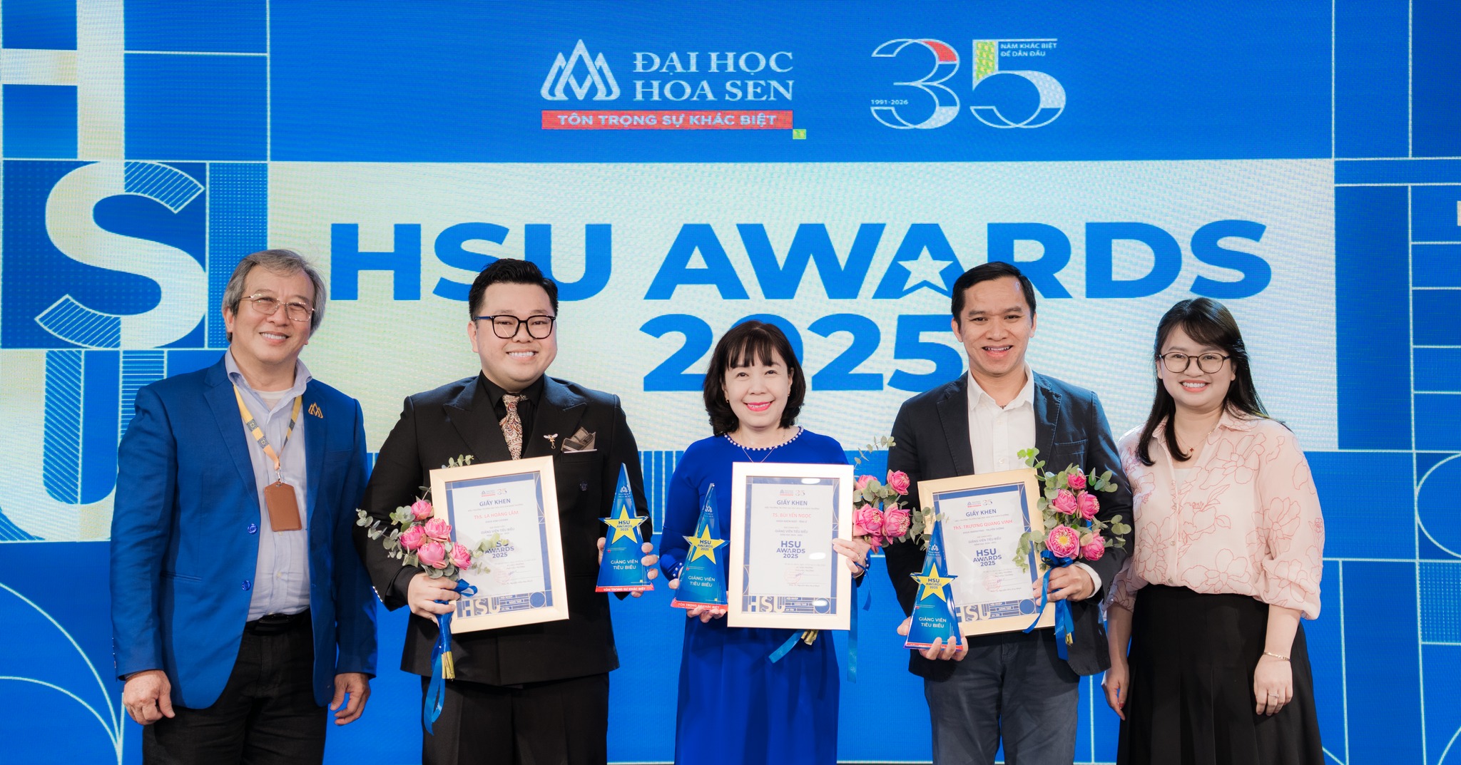 HSU Awards 2025: Tôn vinh những người gieo mầm tri thức “bình thường mà phi phàm”