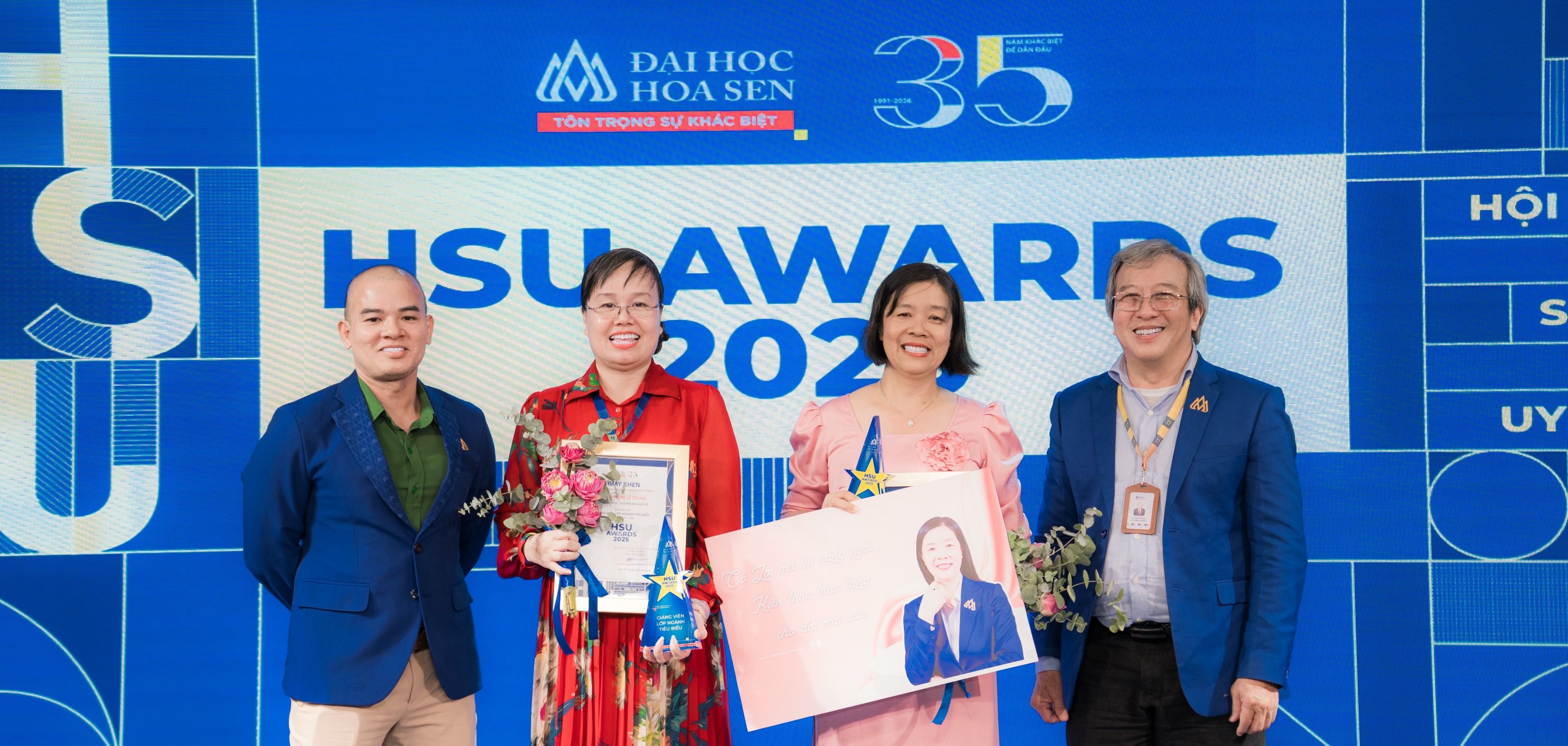 HSU Awards 2025: Tôn vinh những người gieo mầm tri thức “bình thường mà phi phàm”