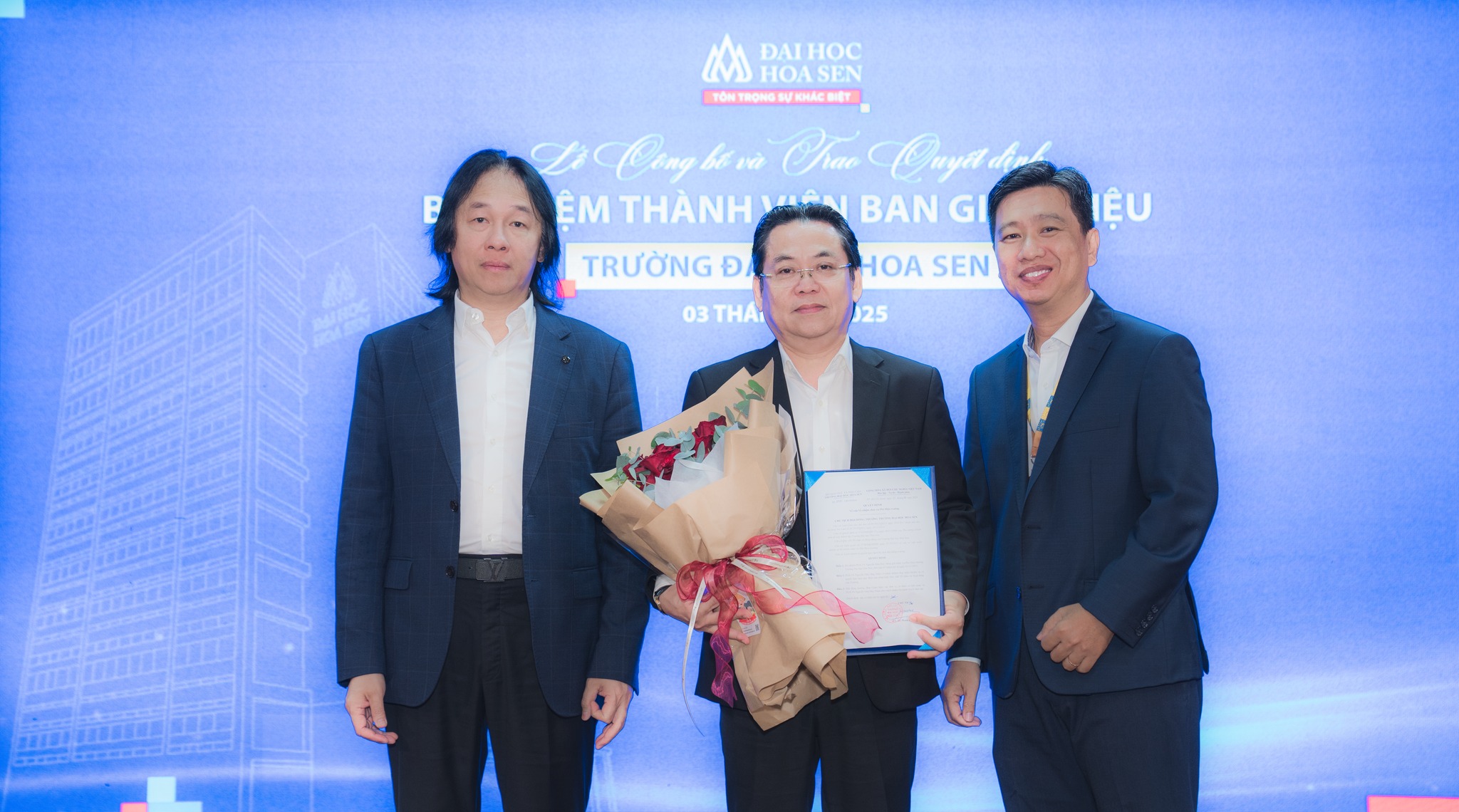 Announcement of Leadership and Management Appointment Decisions at Hoa Sen University