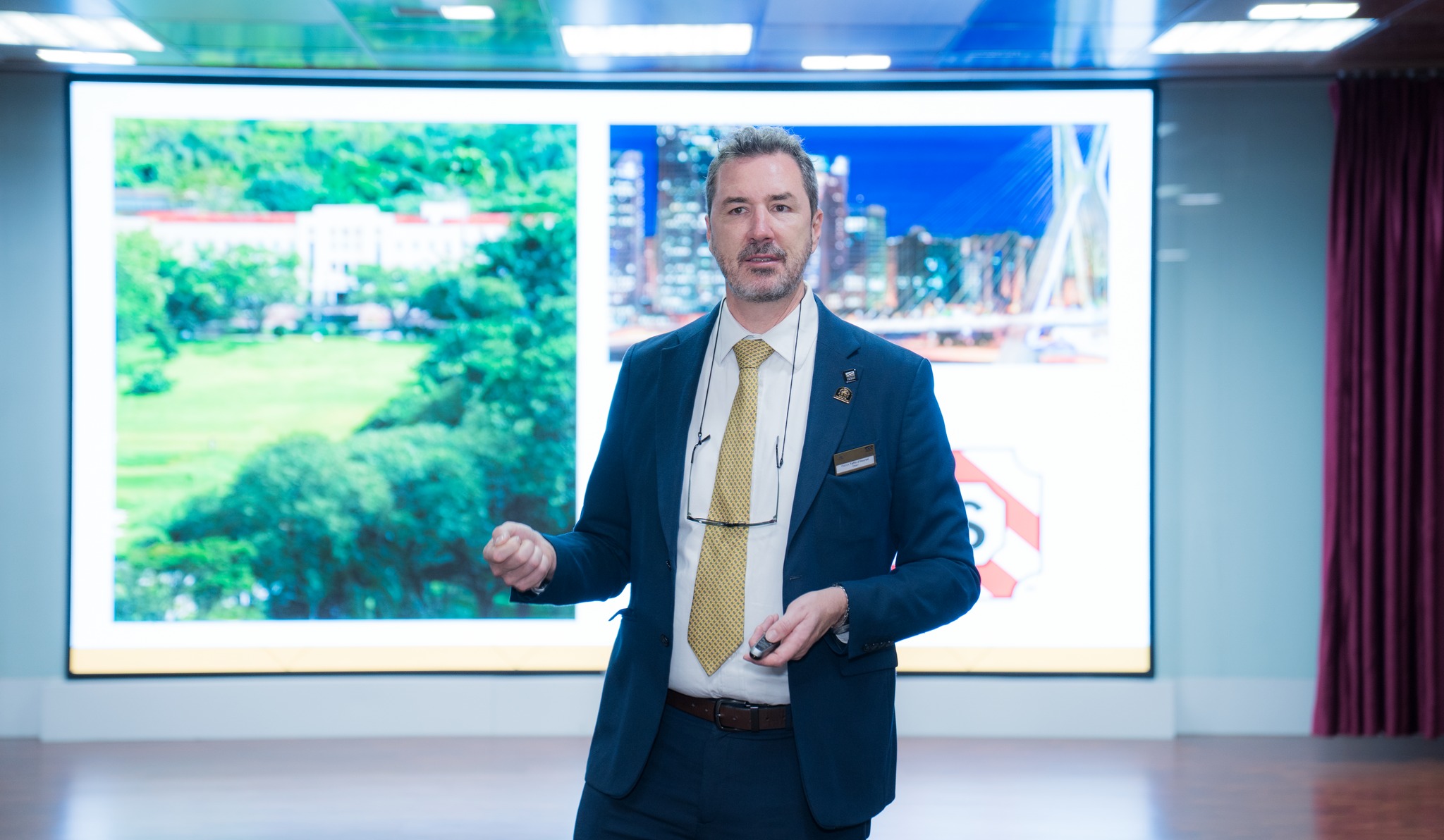 Sinh viên Hoa Sen Elite gặp gỡ Hiệu trưởng Swiss Hotel Management School