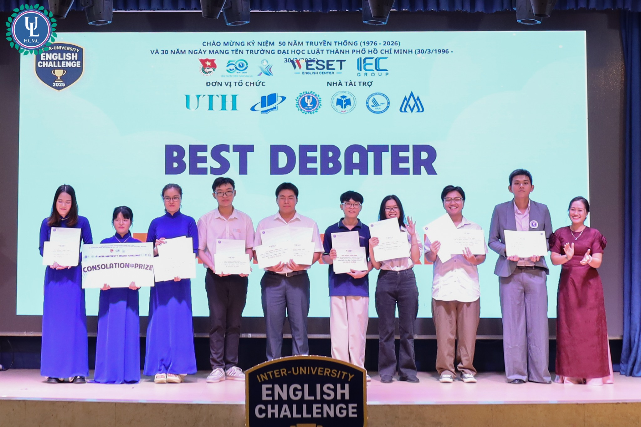 HSU students' success at the English Challenge 2025