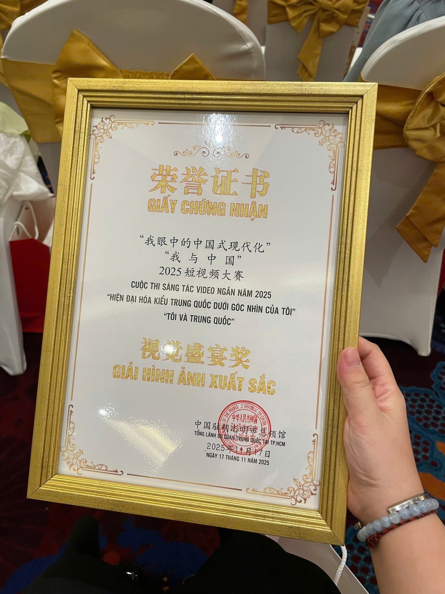 Sinh viên HSU đạt Giải Hình ảnh xuất sắc tại cuộc thi Sáng tác video