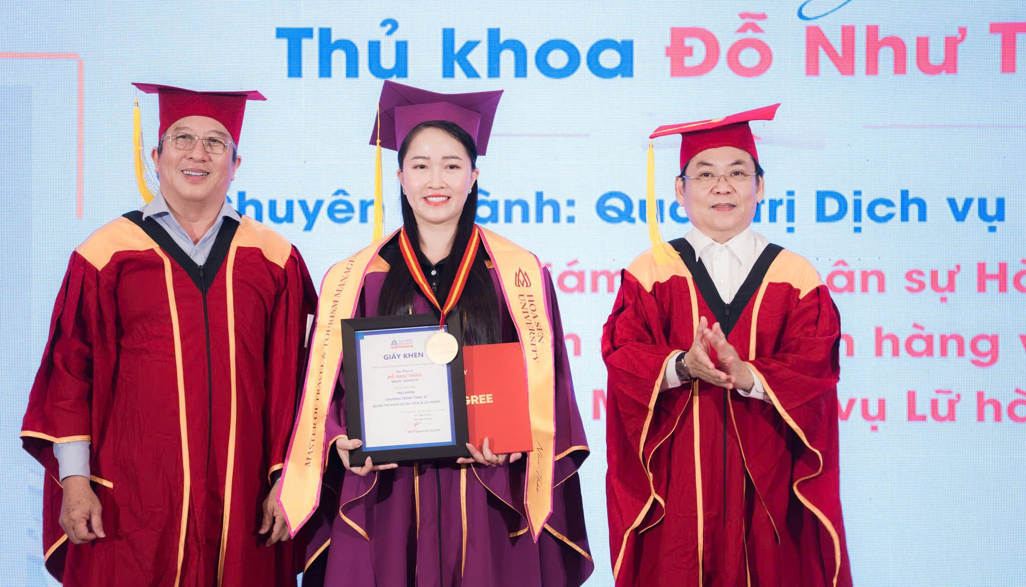 Tân Thạc sĩ Đỗ Như Thảo, Thủ khoa chương trình Thạc sĩ Quản trị Du lịch & Lữ hành (MAT)