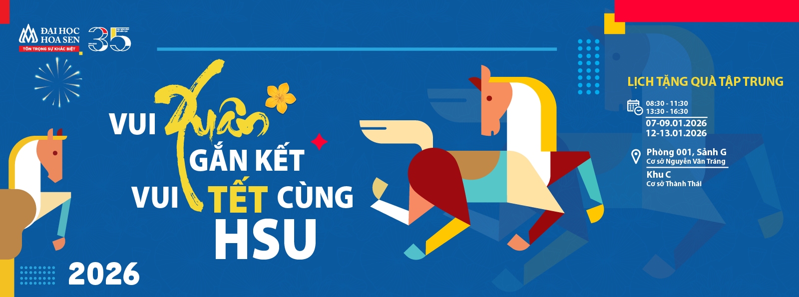 Lịch nhận quà Tết 2026