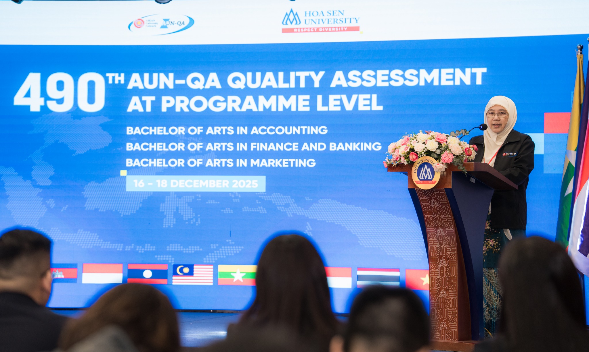 AUN-QA delegation commends 3 HSU undergraduate programs