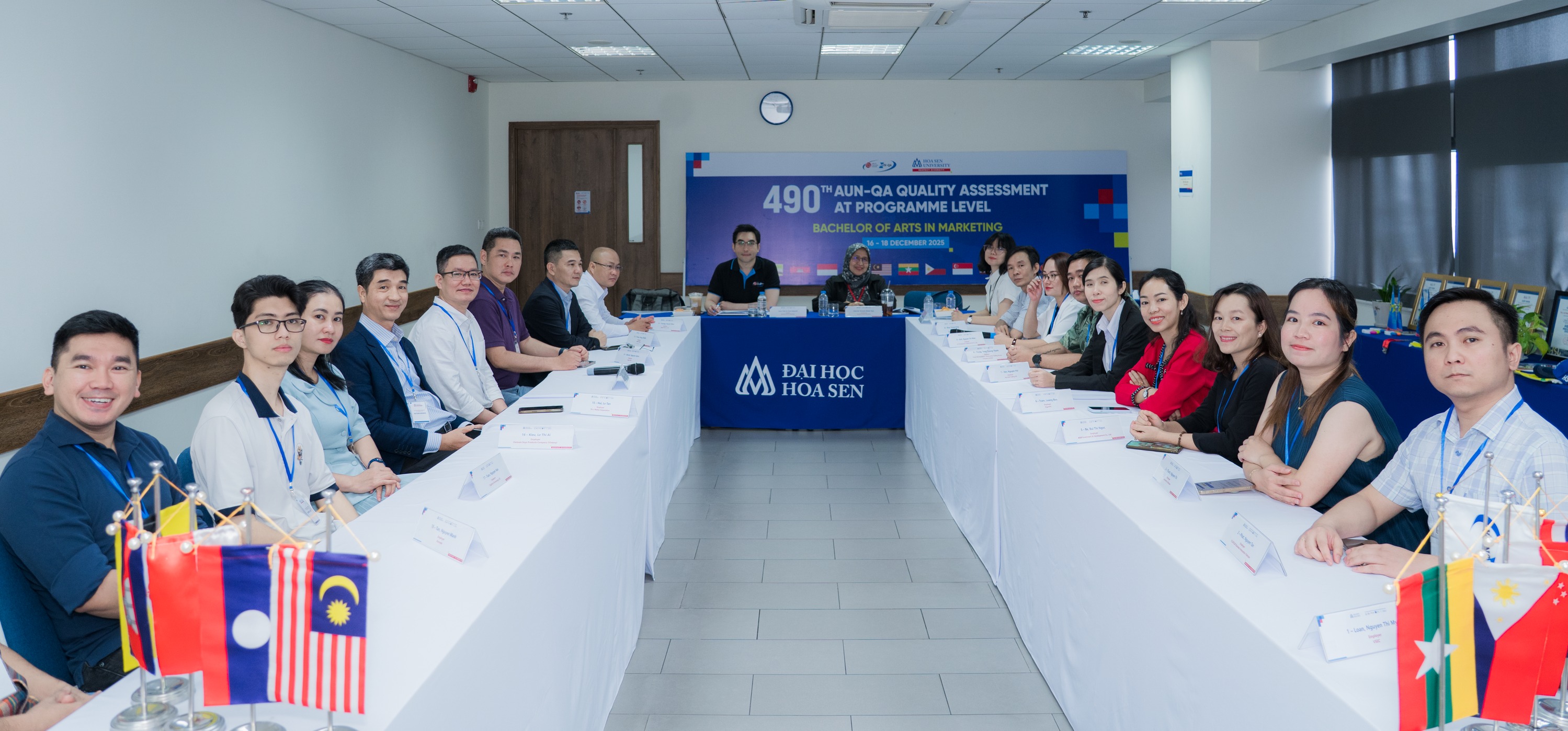 Đoàn đánh giá AUN-QA đánh giá cao 3 chương trình đào tạo cử nhân của Đại học Hoa Sen