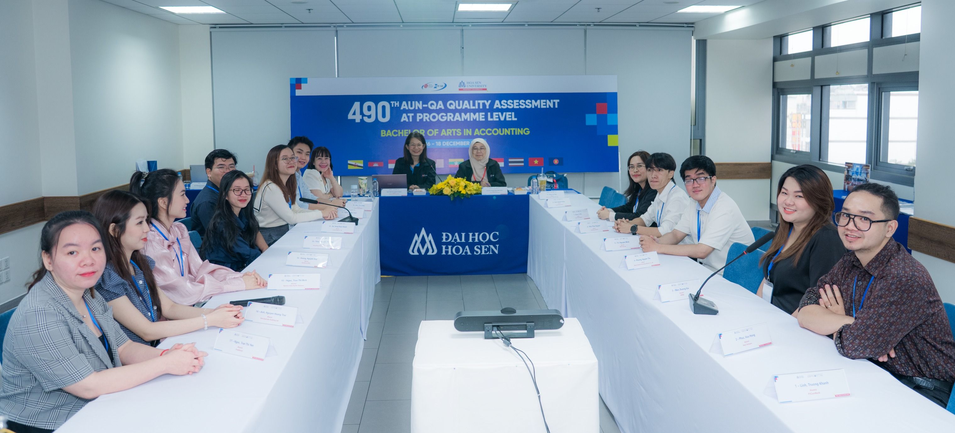 AUN-QA delegation commends 3 HSU undergraduate programs