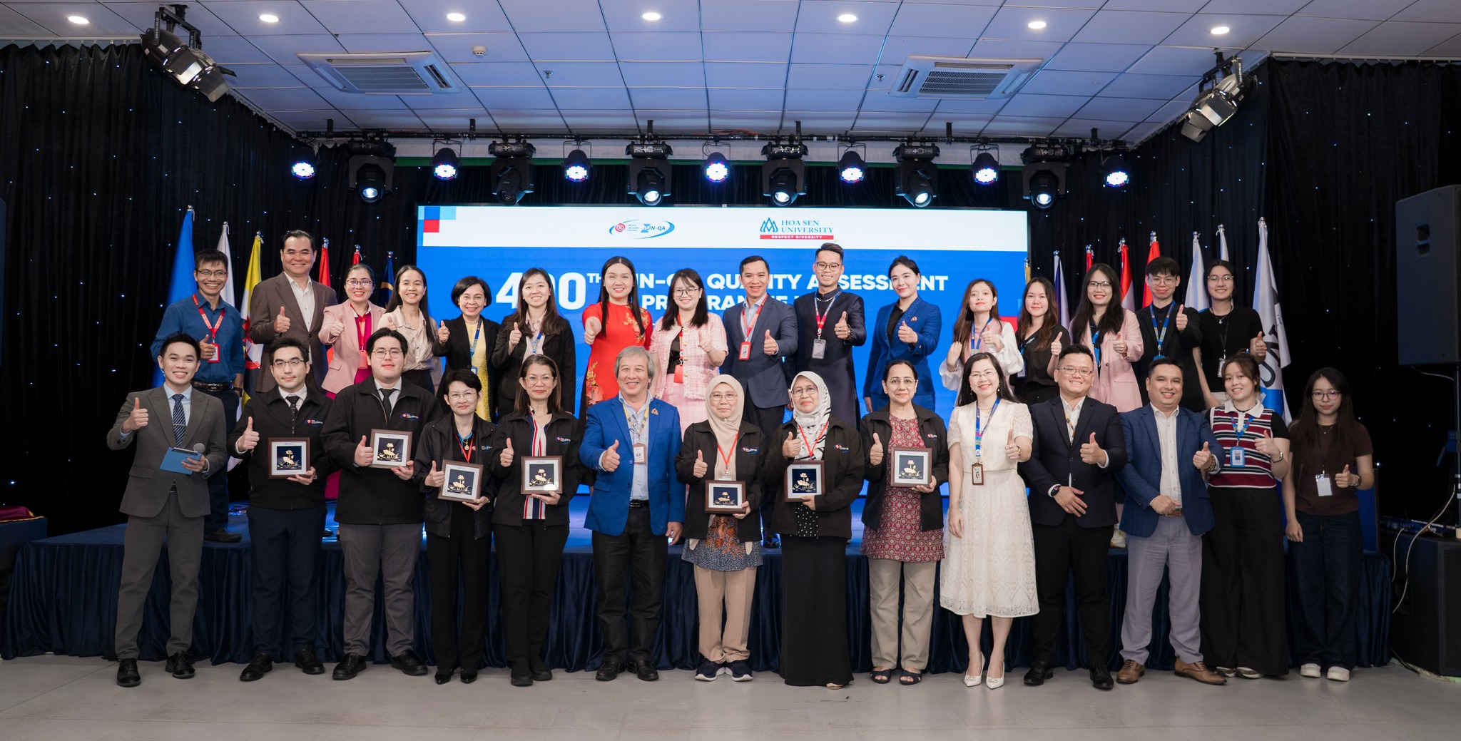 AUN-QA delegation commends 3 HSU undergraduate programs