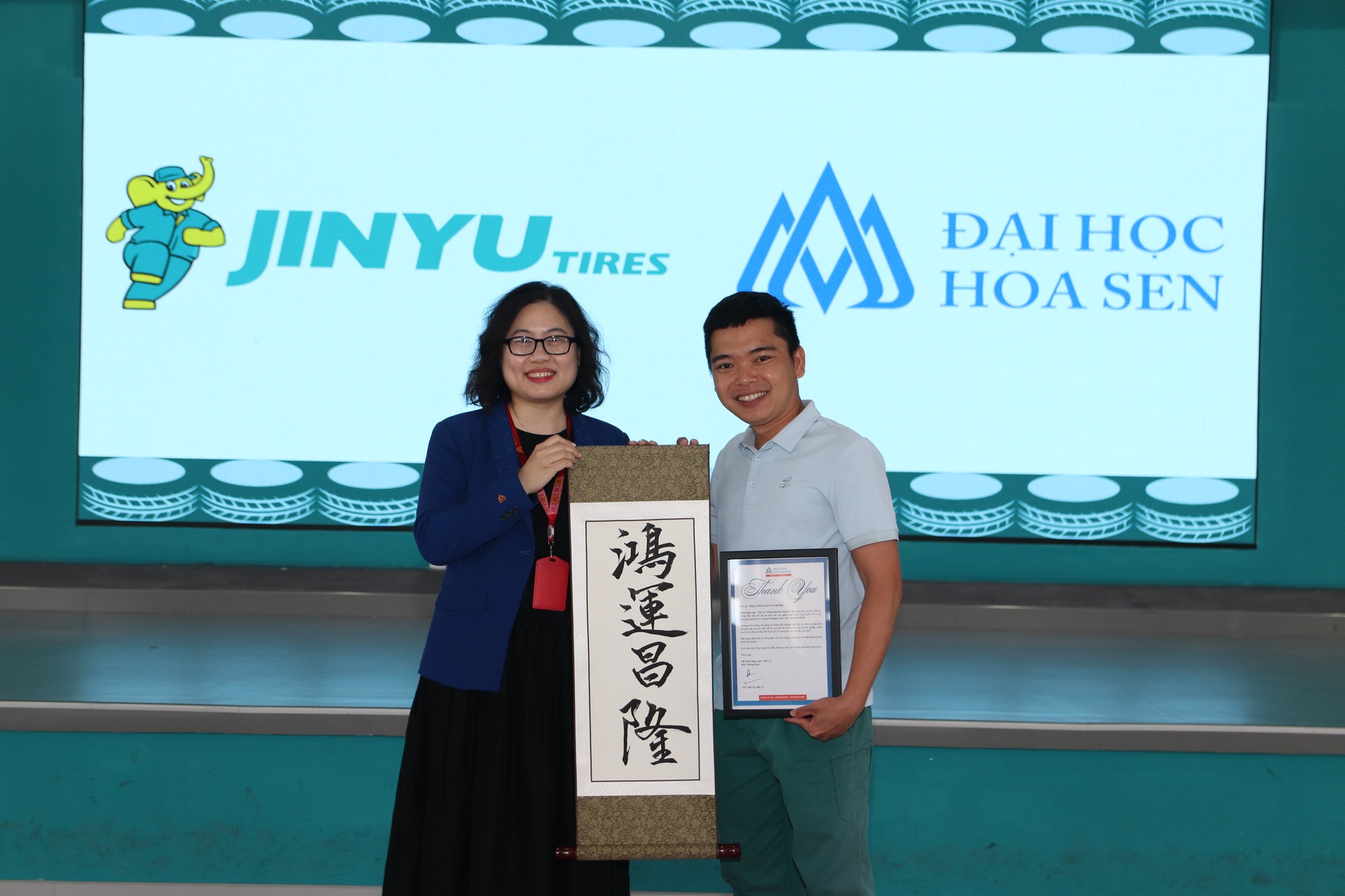 Sinh viên Ngôn ngữ Trung Quốc HSU trải nghiệm thực tế tại Jinyu Company Tour 2025