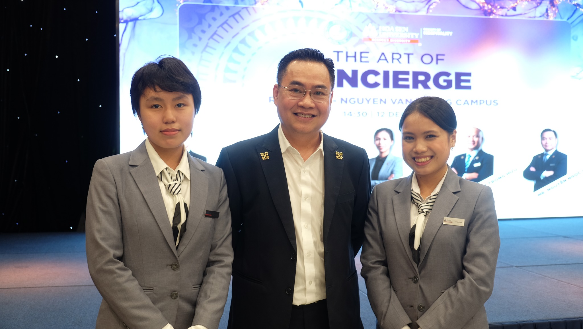 Sinh viên Hoa Sen Elite tiếp cận chuẩn mực nghề Concierge cùng chuyên gia khách sạn 5 sao