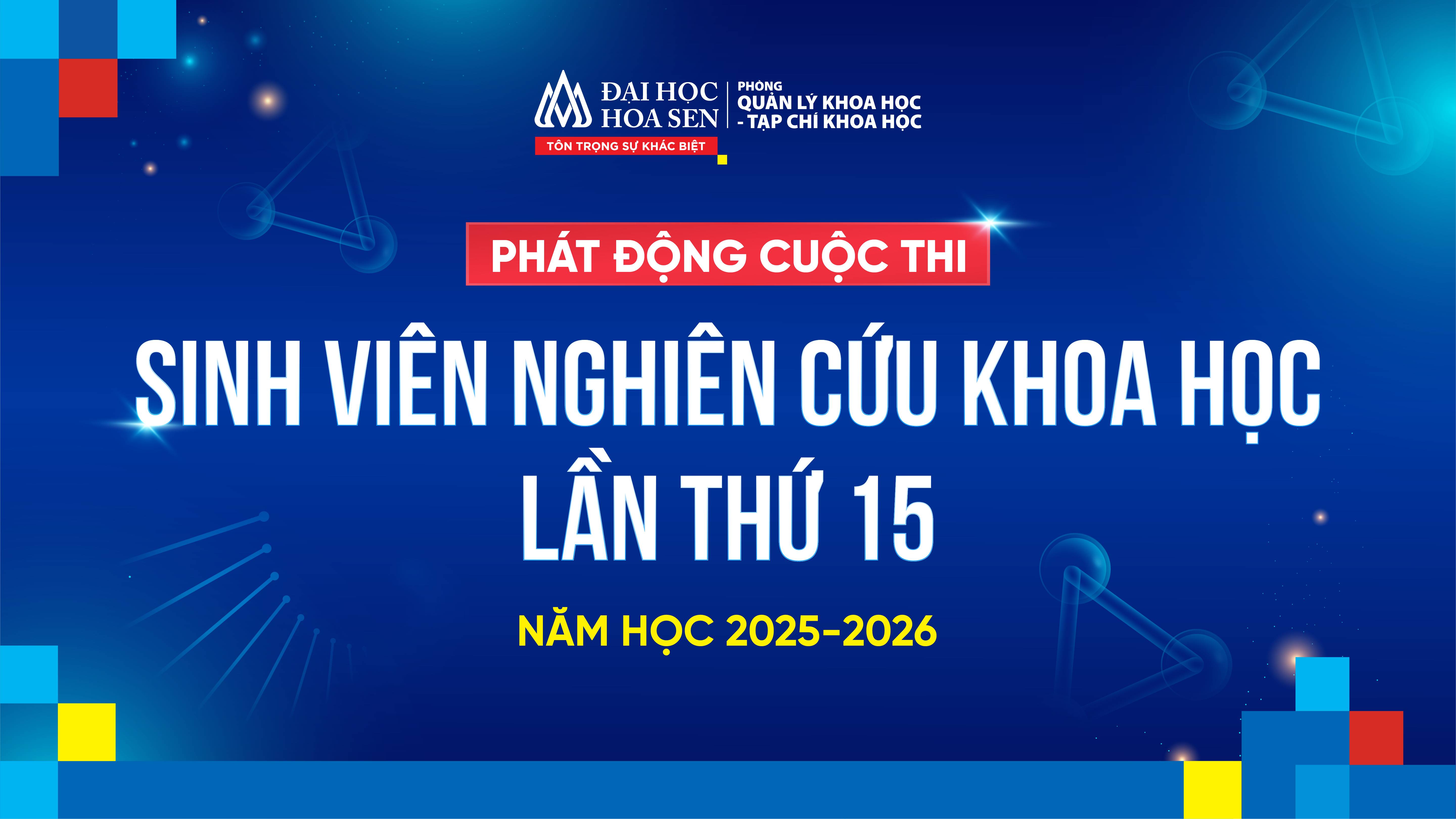 Sinh viên HSU đạt Giải Khuyến khích Euréka 2025: Khẳng định năng lực nghiên cứu khoa học