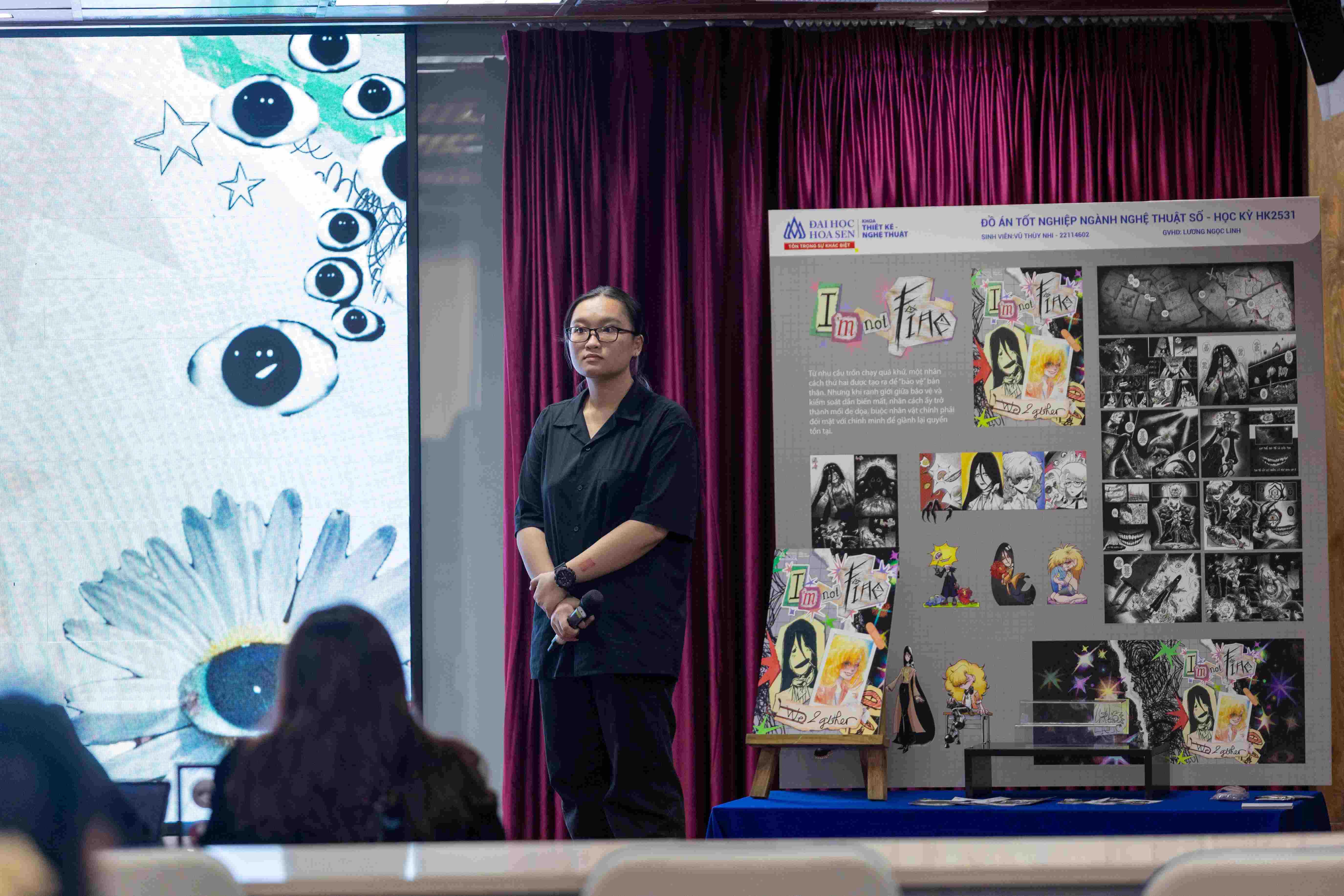 Đồ án tốt nghiệp ngành Nghệ thuật số: “I'm Not Fine”