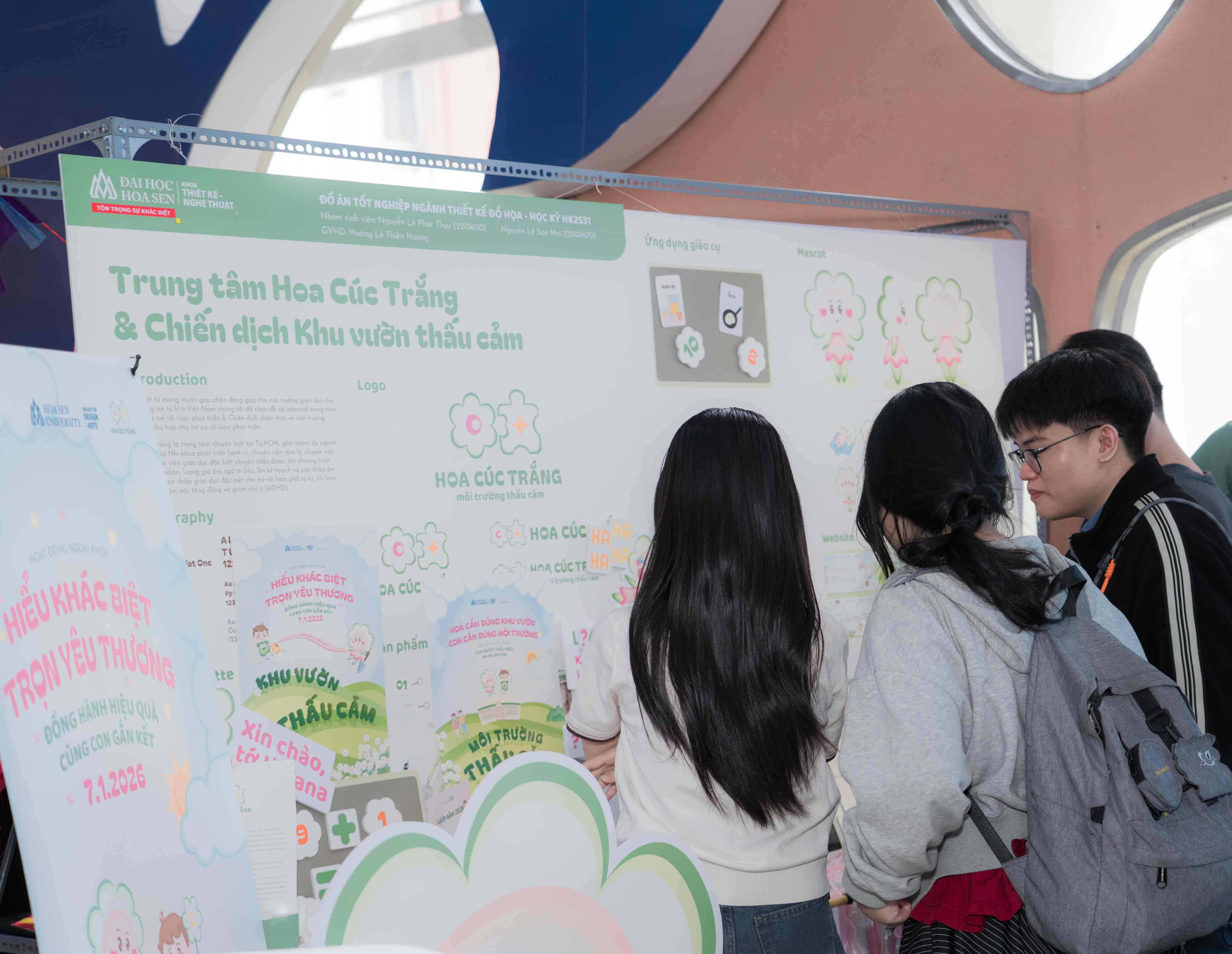 “Hoa Cúc Trắng”: Một đồ án tốt nghiệp khởi nguồn từ sự thấu cảm