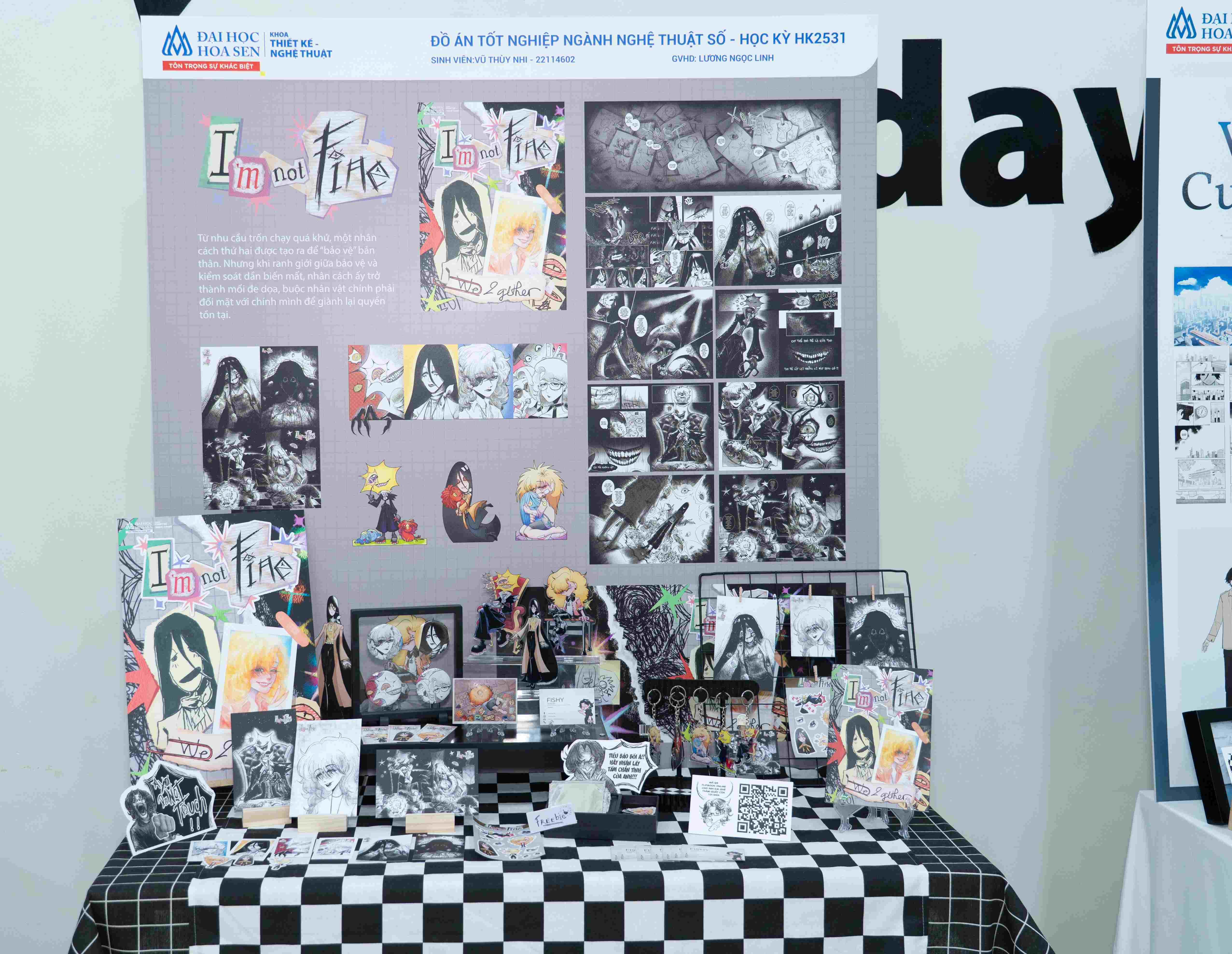 Đồ án tốt nghiệp ngành Nghệ thuật số: “I'm Not Fine”