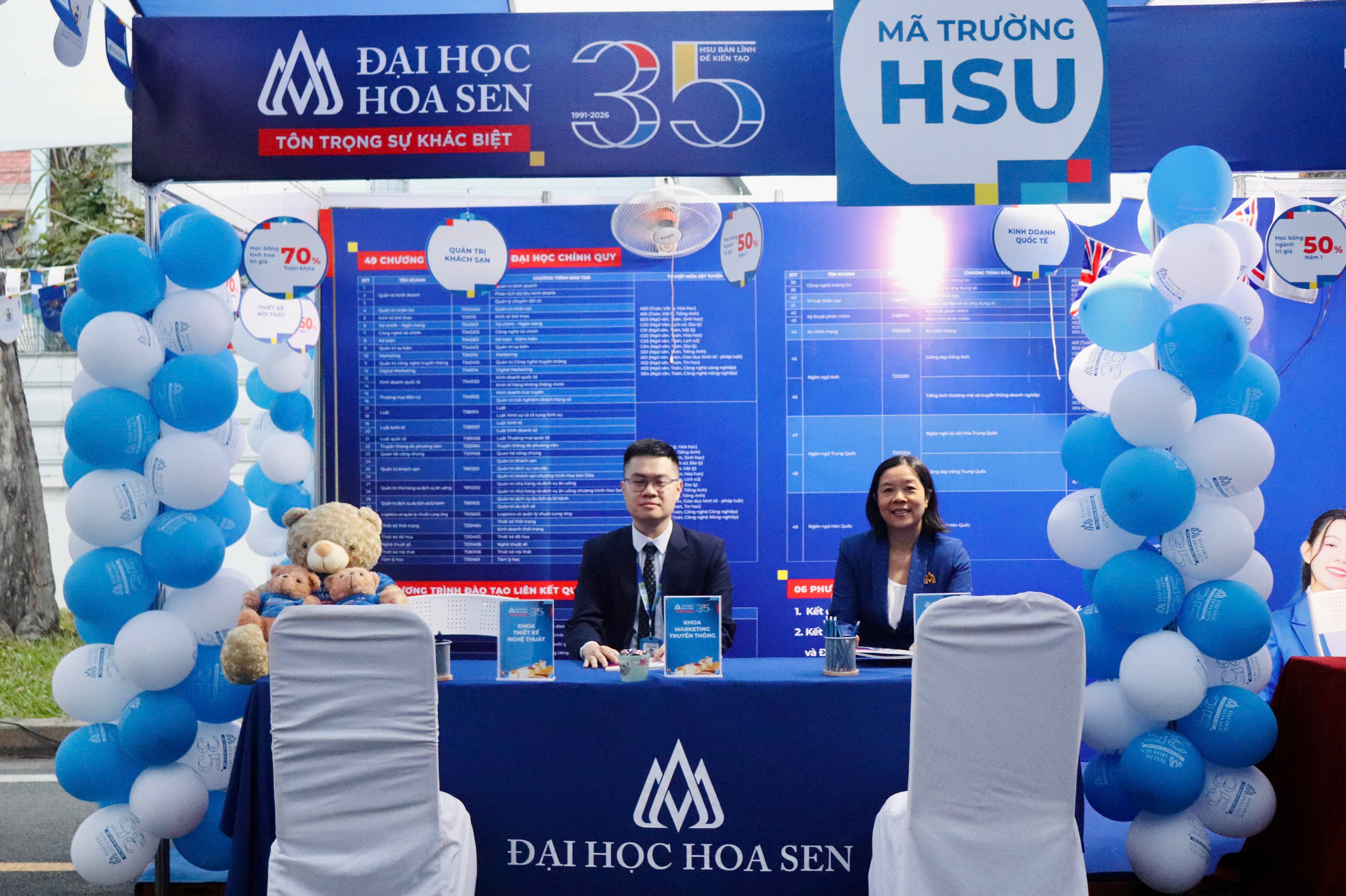 Ngày hội tuyển sinh 2026“Cùng bạn quyết định tương lai” với HSU