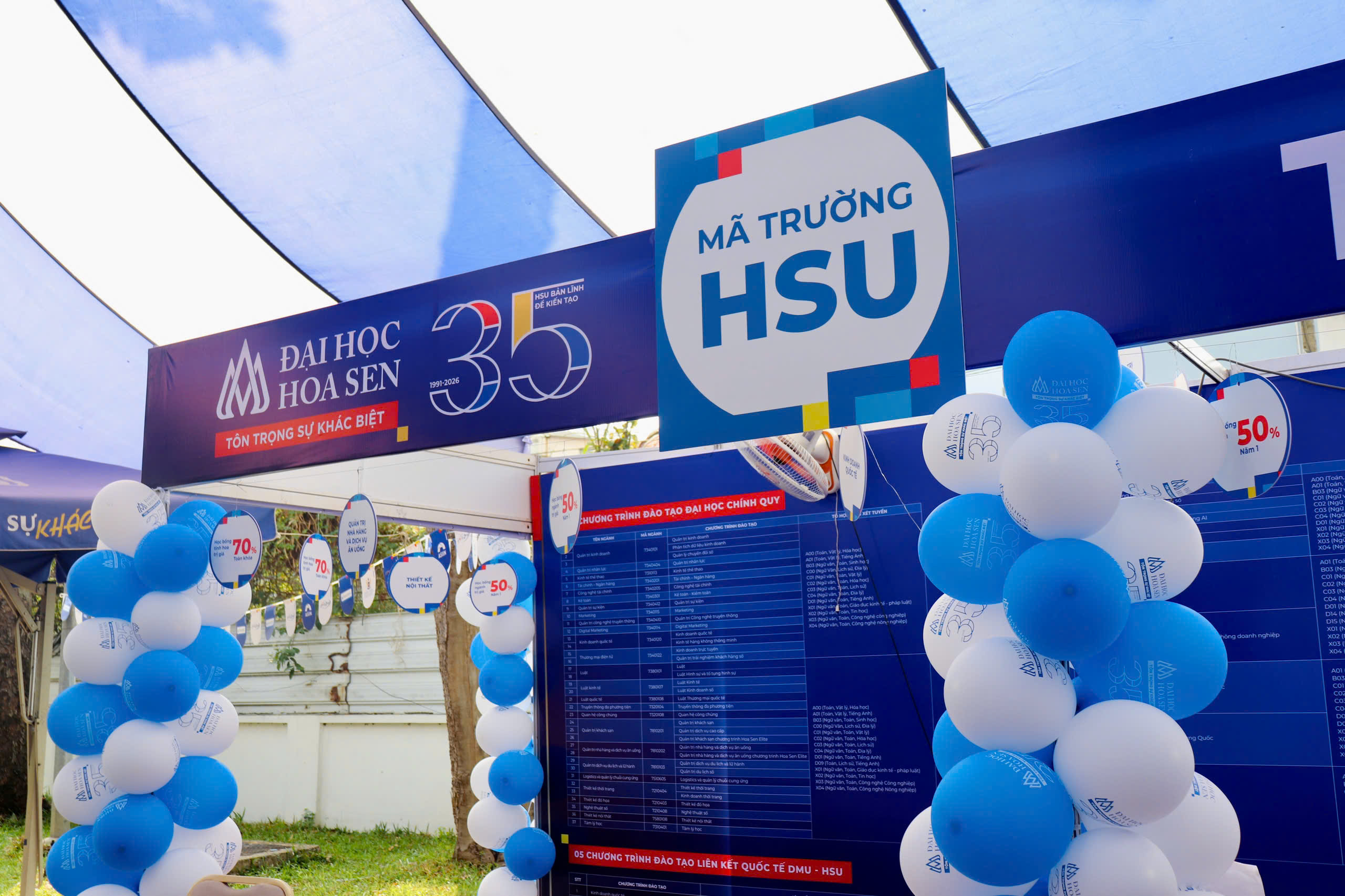 Ngày hội tuyển sinh 2026“Cùng bạn quyết định tương lai” với HSU