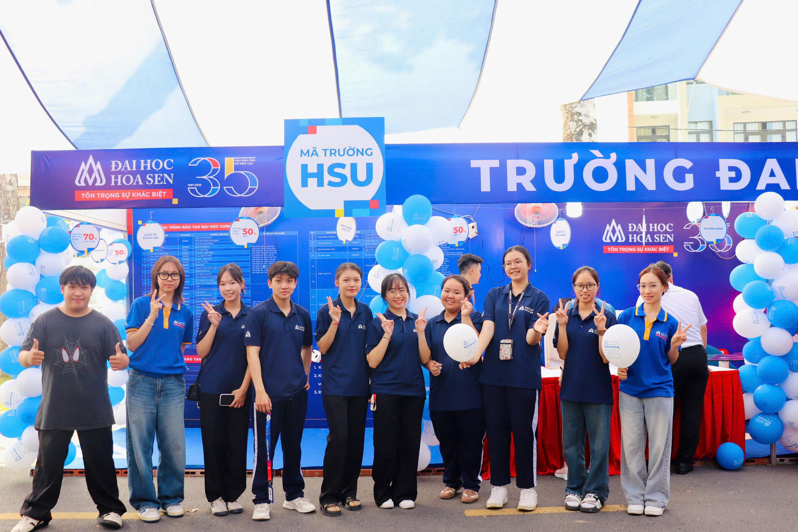 Ngày hội tuyển sinh 2026“Cùng bạn quyết định tương lai” với HSU