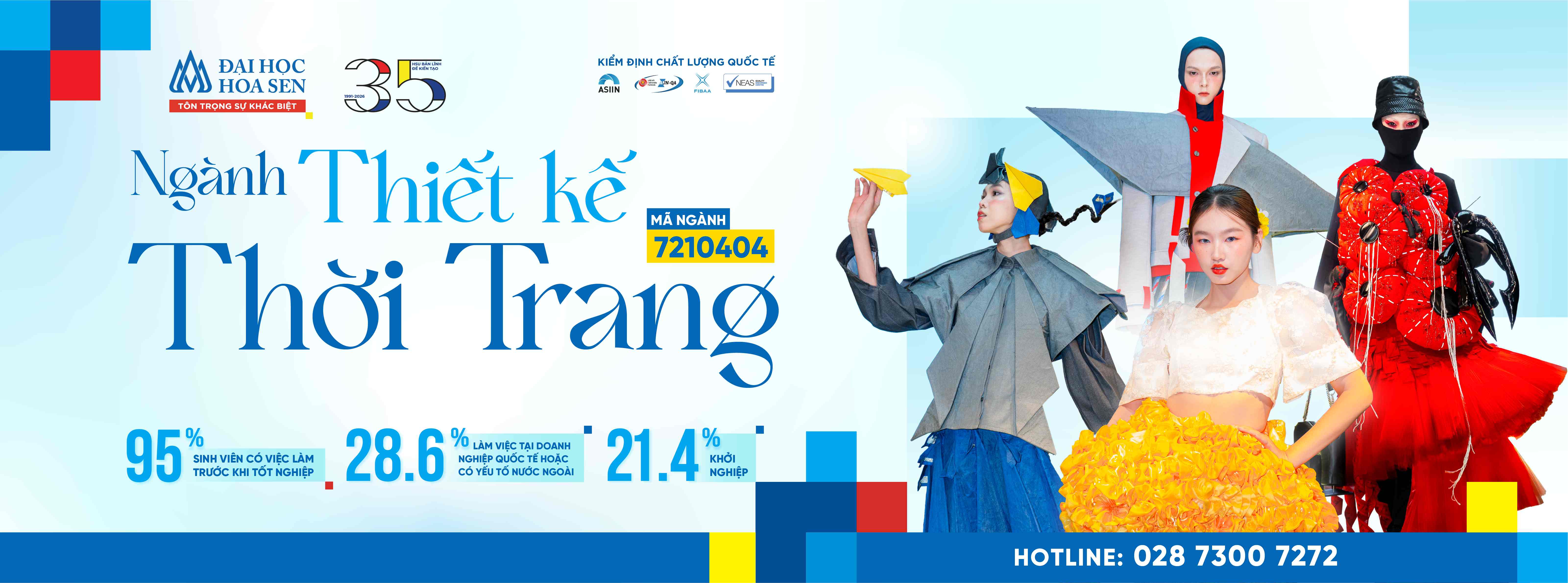 Ngành Thiết kế thời trang Đại học Hoa Sen - Tuyển sinh 2026