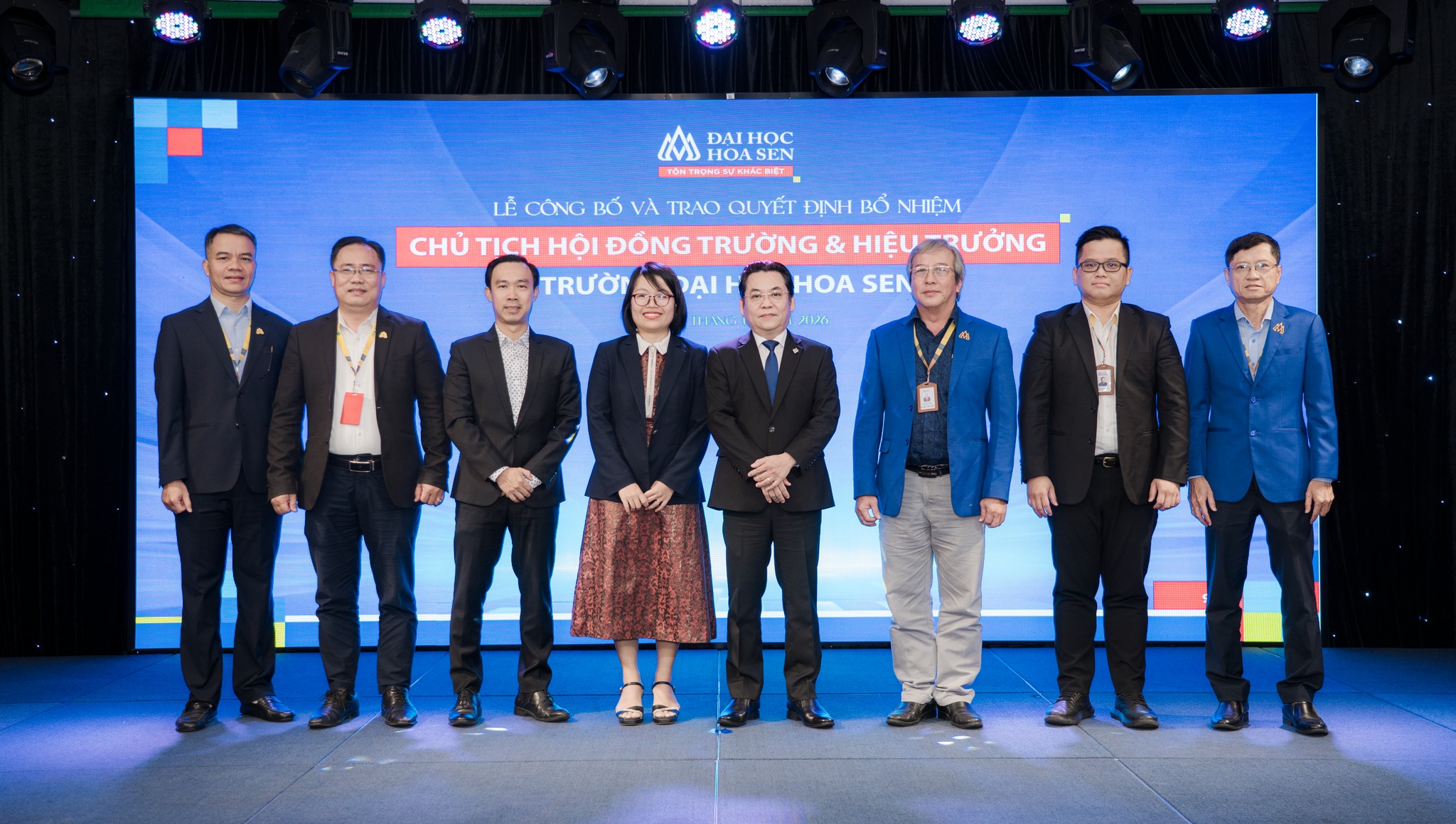 Trường Đại học Hoa Sen bổ nhiệm Chủ tịch Hội đồng Trường và Hiệu trưởng: Dấu mốc quản trị cho giai đoạn phát triển mới